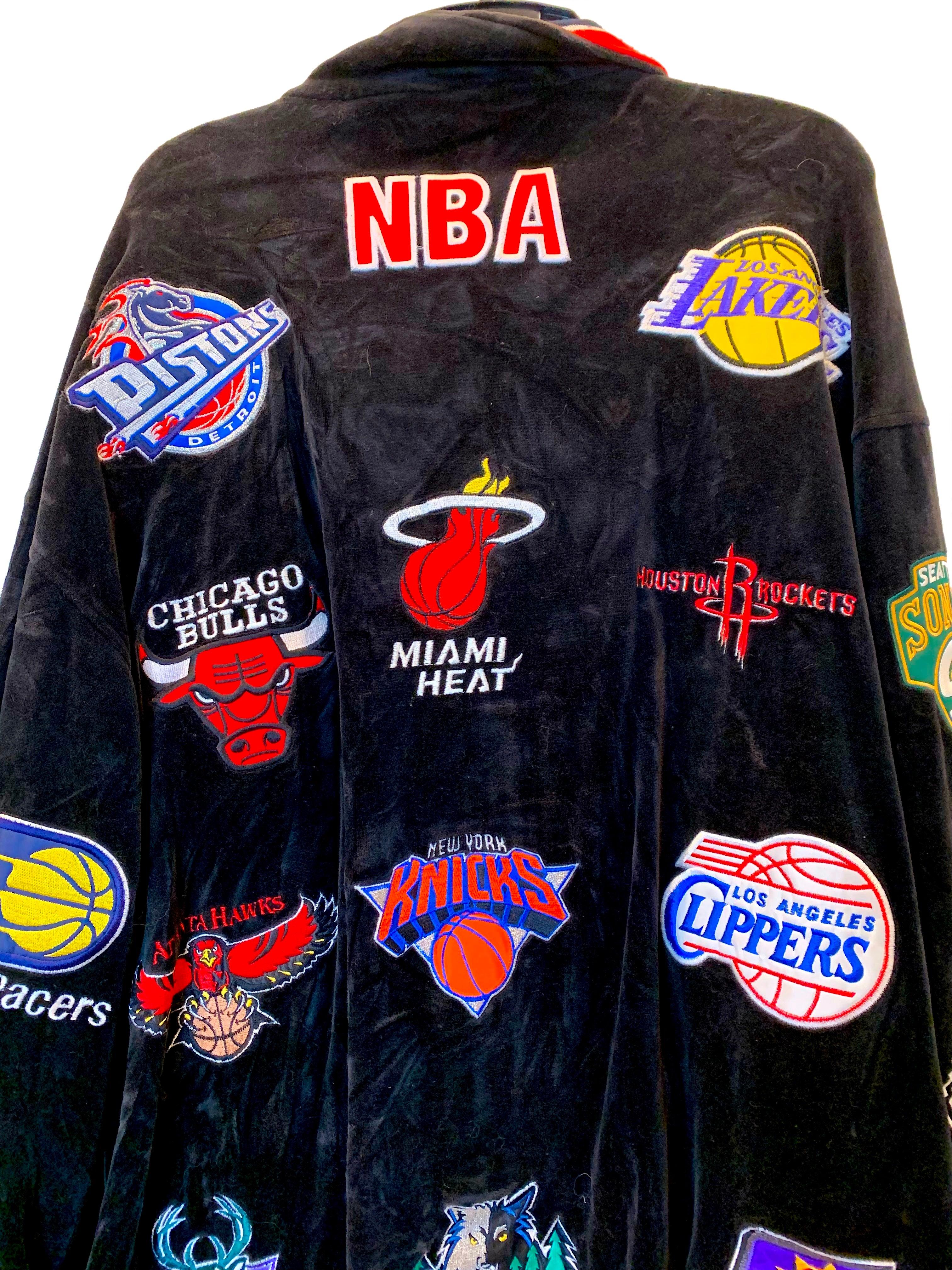 Vintage Unique Sports Generation NBA Team Logo Patch Jacket -  Israel