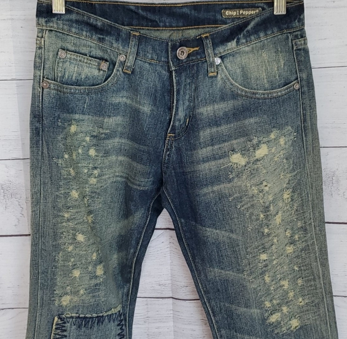 Vintage 80s/90s Chip And Pepper Distressed Olivia Jeans By Chip