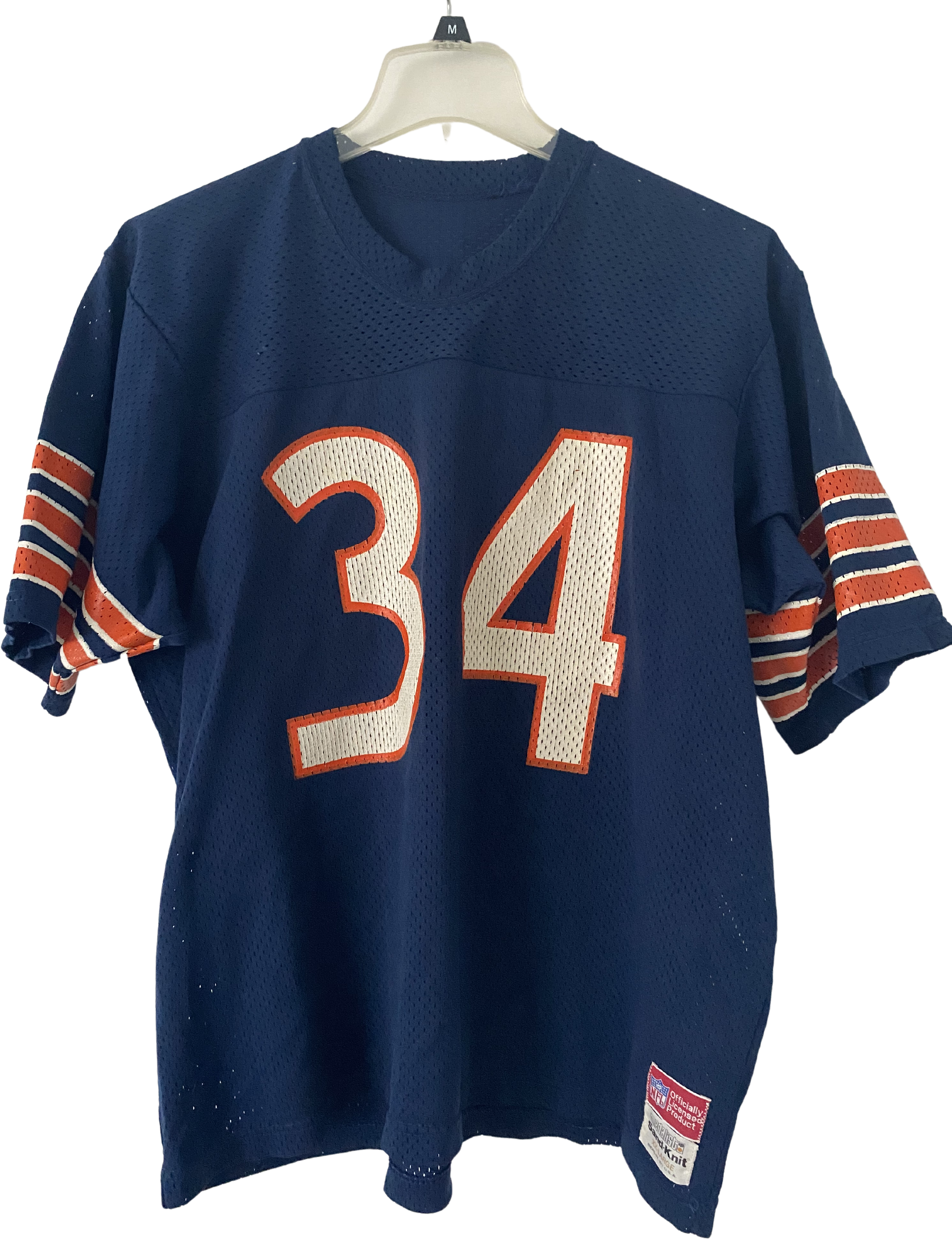 Vintage Sand Knit Walter Payton Chicago Bears Jersey xl nfl