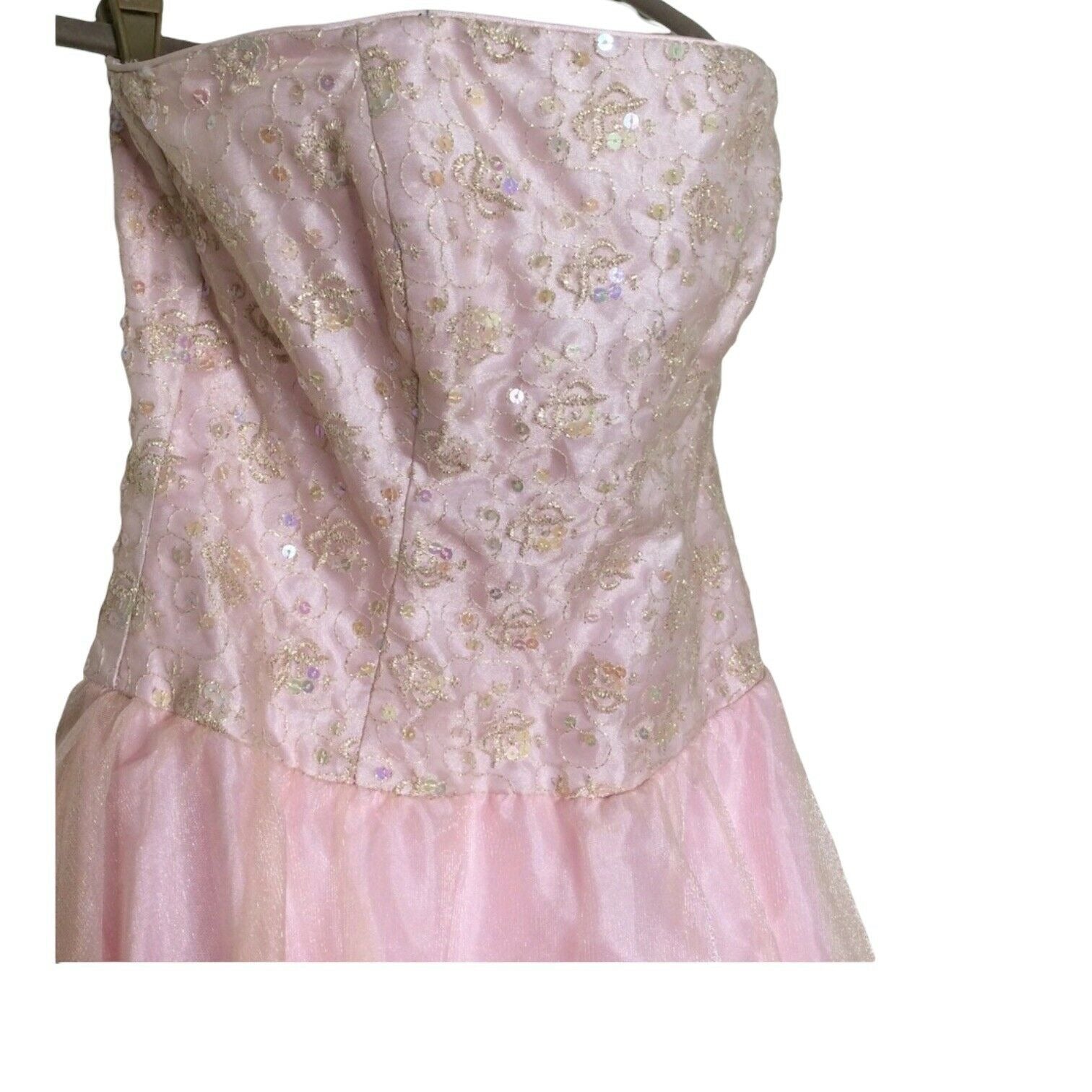 strapless open back dress Mommy and Me Pastel Ombre Tiered Maxi Dress – Mia Belle Girls