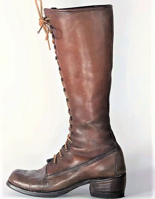 Vintage 70s Campus Lace Up Boots Selected by Love Rocks Vintage