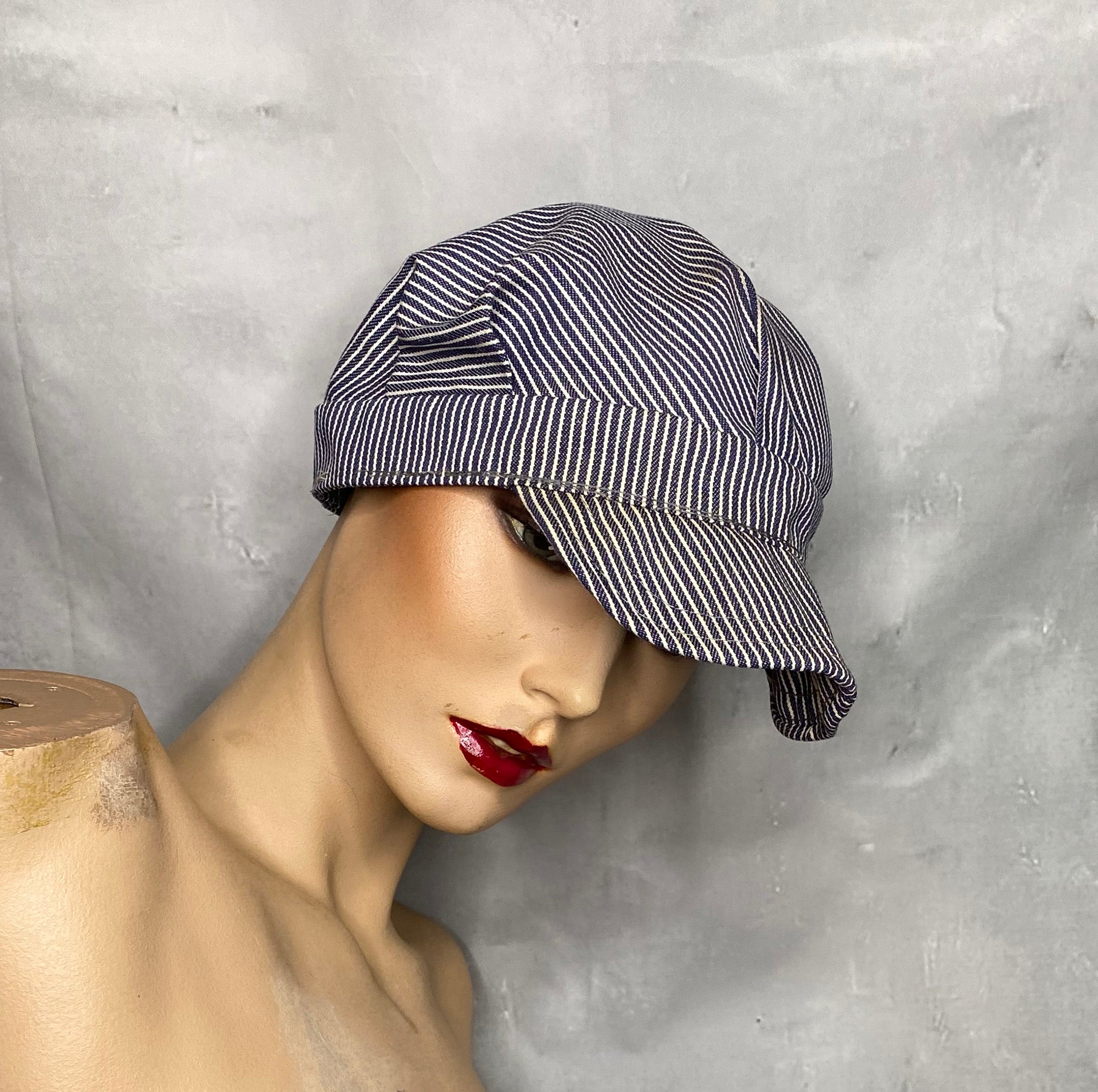 Vintage 60s Hickory Stripe Railroad Cap | Shop THRILLING