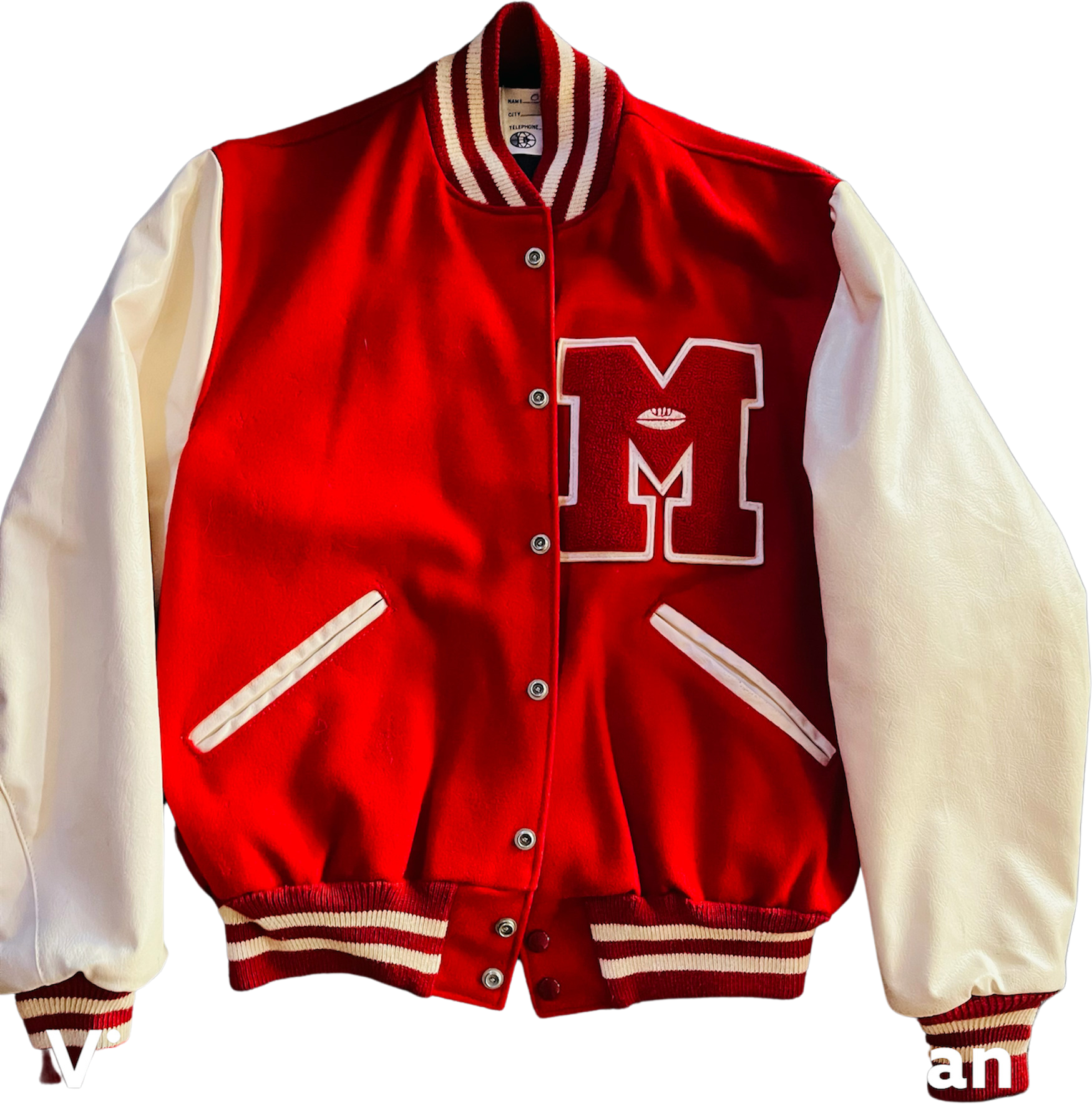 Men's 80s Country Music Varsity Jacket