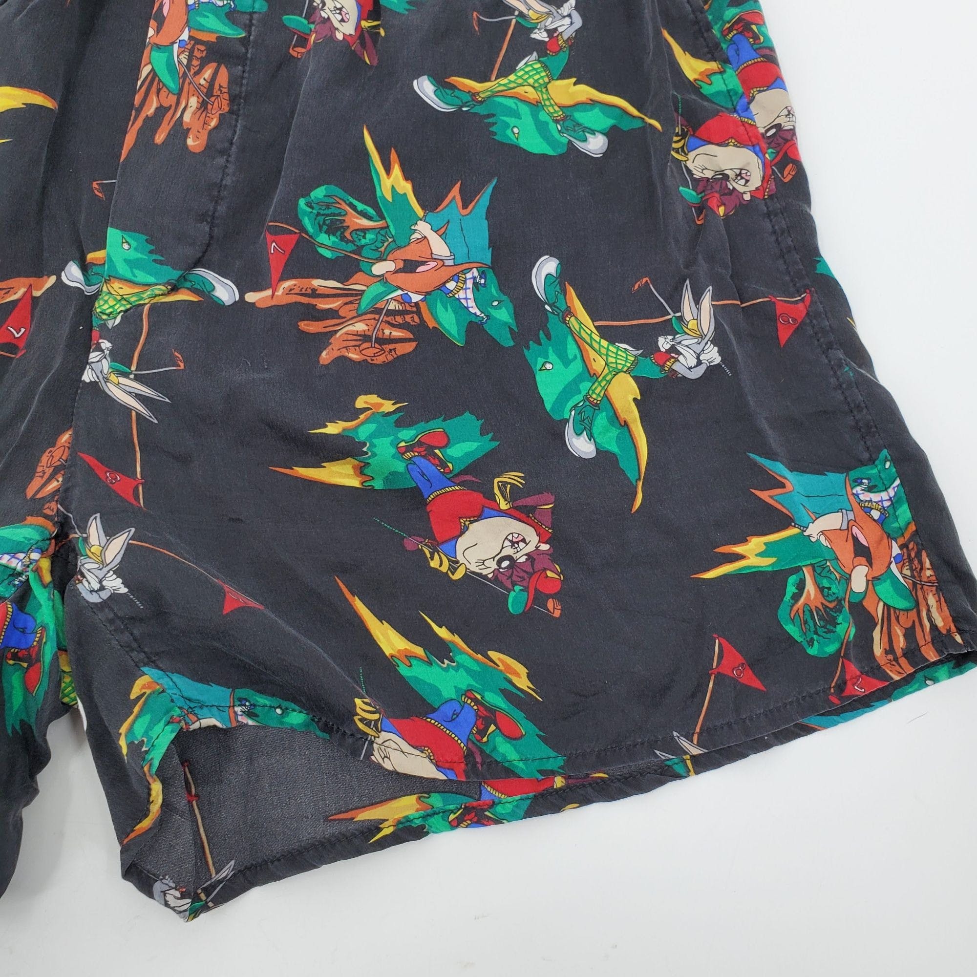 butterfly-print silk boxers