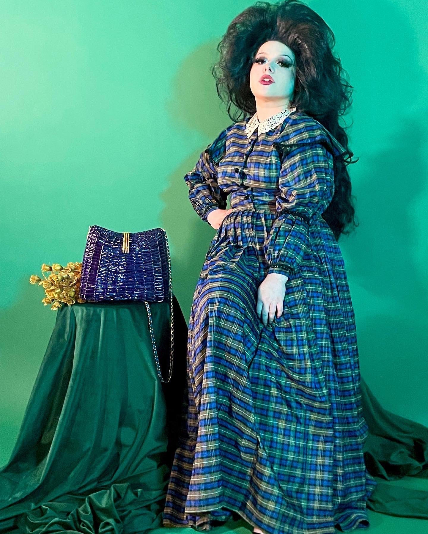 vintage-80s-prairie-gothic-blue-and-green-plaid-victorian-gown-shop