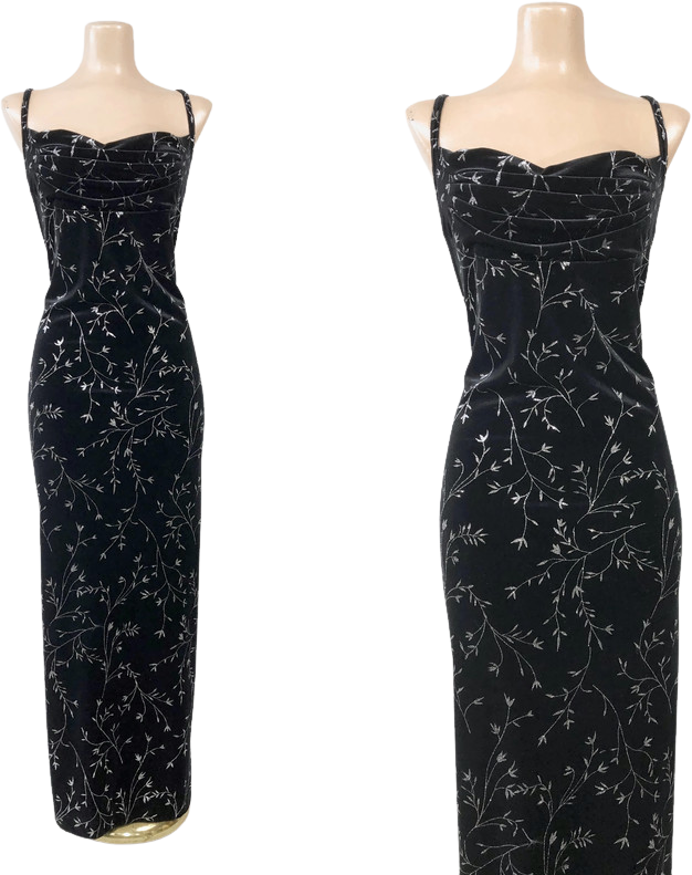 90s/00s Vintage Silver Sparkle Velvet Cocktail Prom Dress | Shop THRILLING 90s/00s Vintage Silver Sparkle Velvet Cocktail Prom Dress | Shop THRILLING