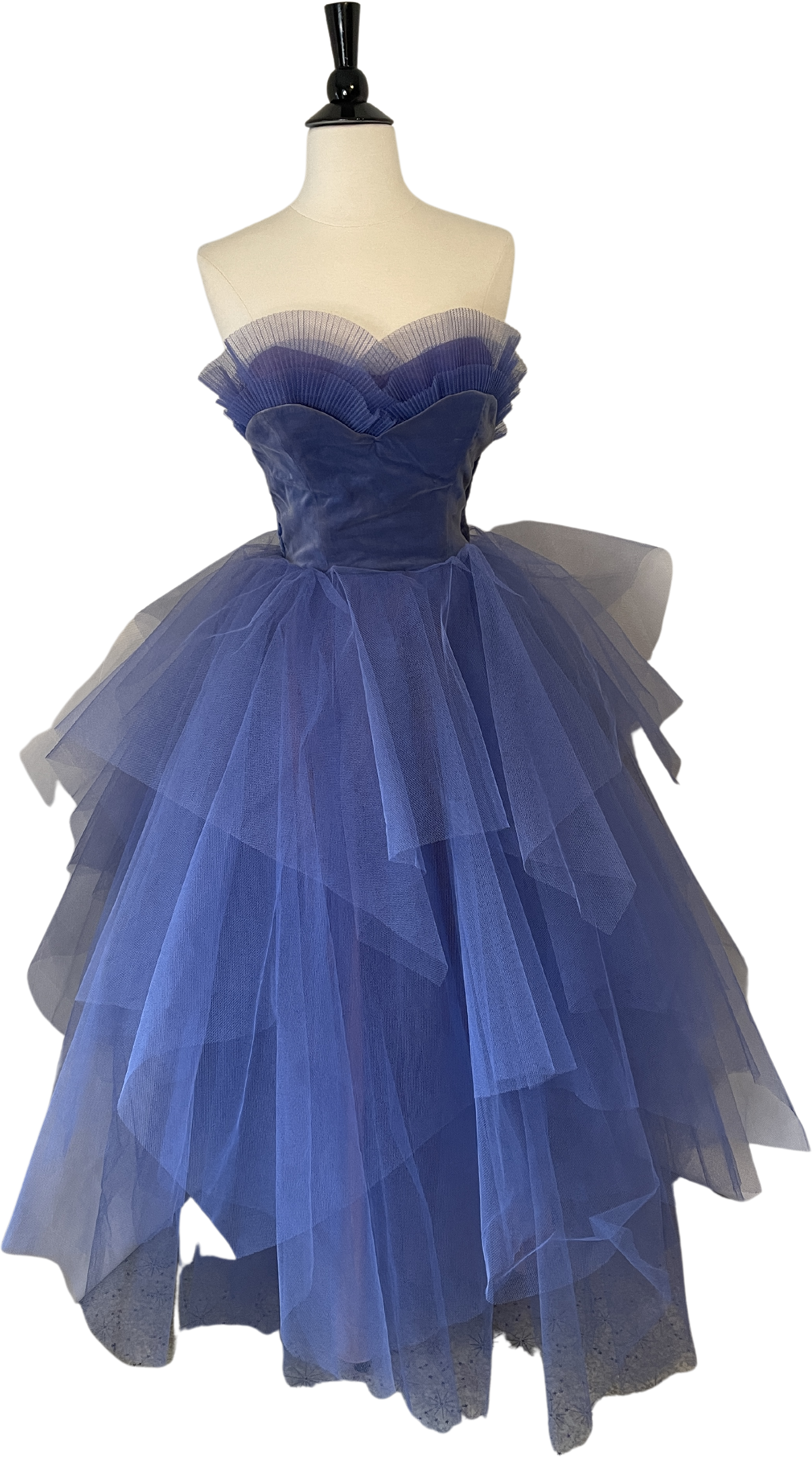 1950s Tulle Prom Dress