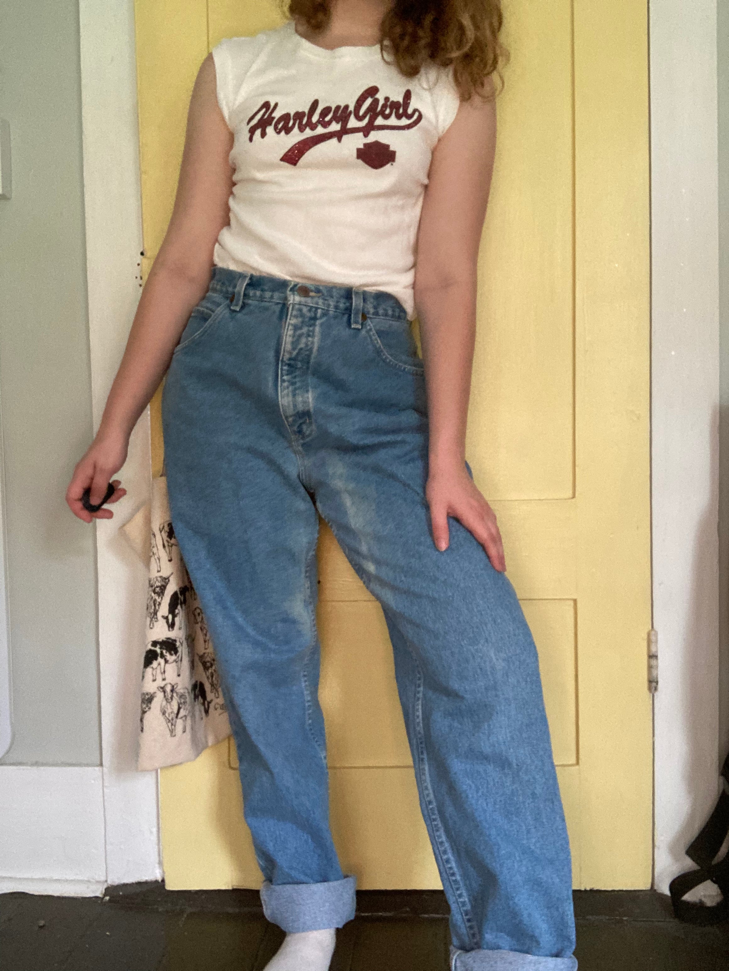 Vintage 80’s/90’s Darker Blue High Rise High Waisted Jeans by Rockies |  Shop THRILLING