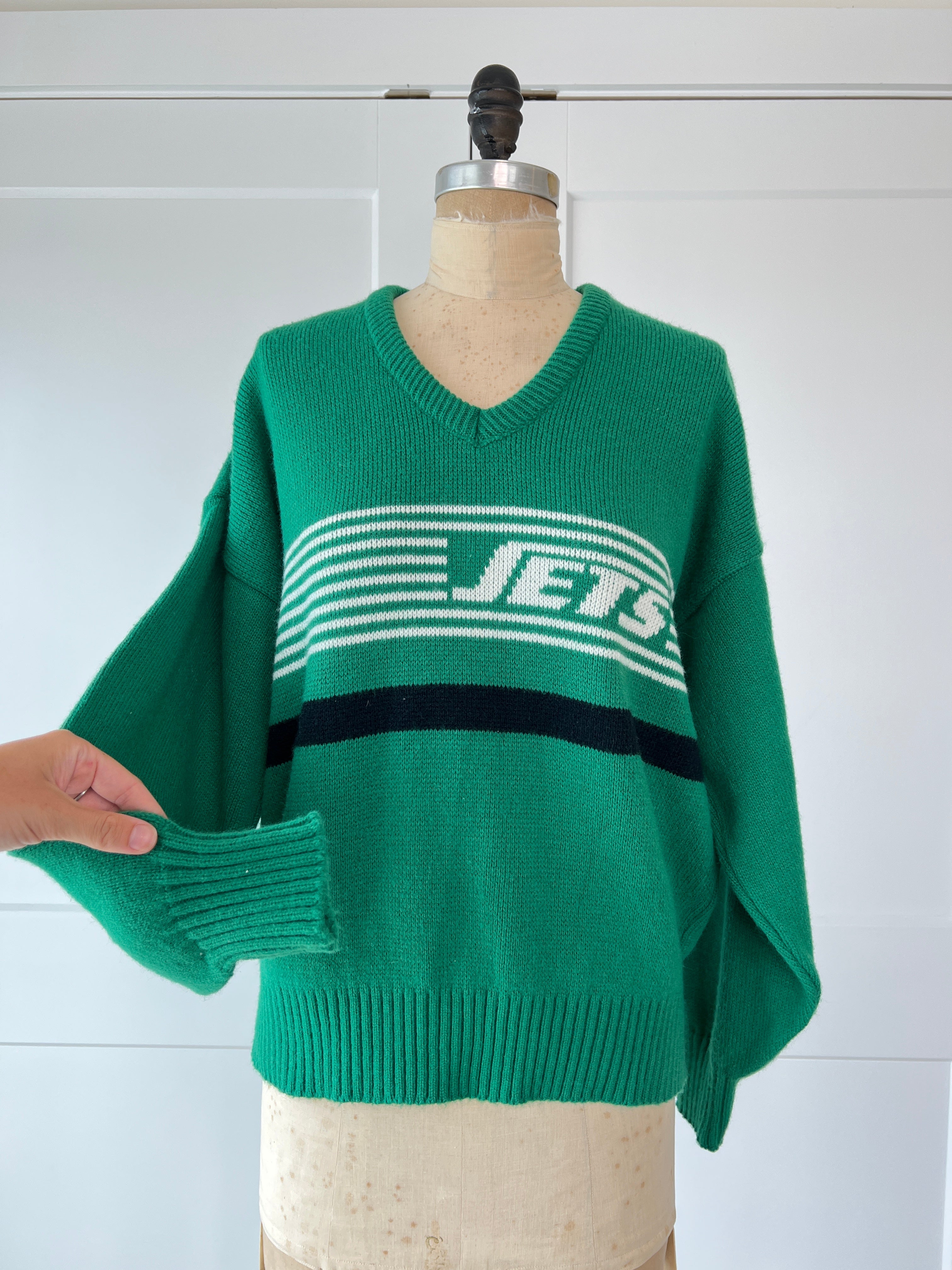 Vintage New York Jets Cliff Engle top sweater L