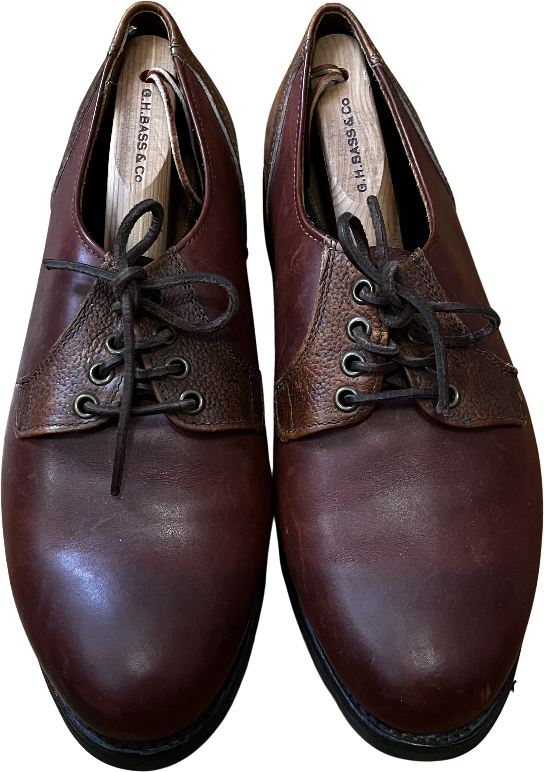 Vintage 80s/90s Brown Leather Oxfords By Allen Edmonds | Shop