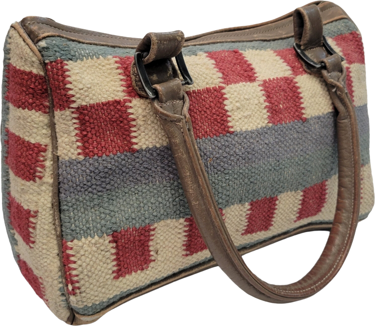 Vintage shops 1990's Southwestern Woven Blanket Purse