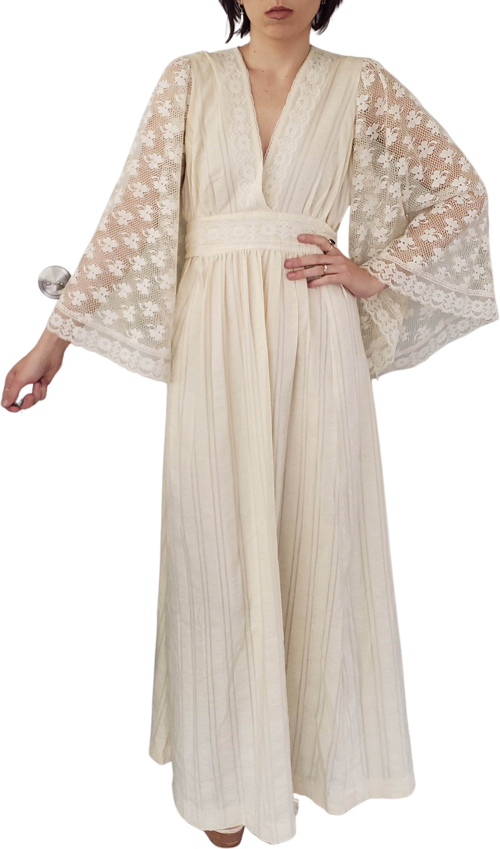 knee length dresses for ladies 70s Boho Maxi Dress – Better Dresses Vintage main image 0