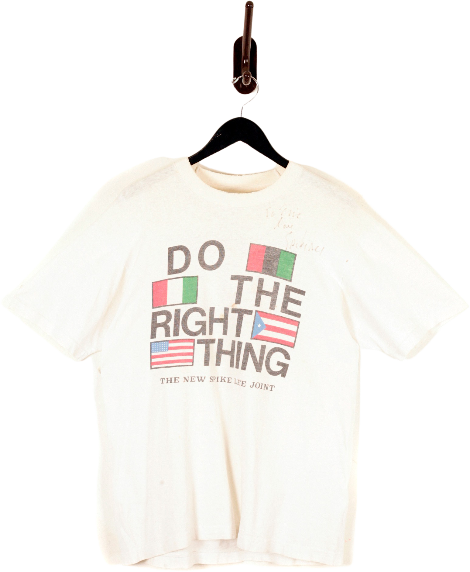 USA nederdel rester Spike Lee Vintage Autographed Do The Right Thing T by Fruit Of The Loo |  Shop THRILLING