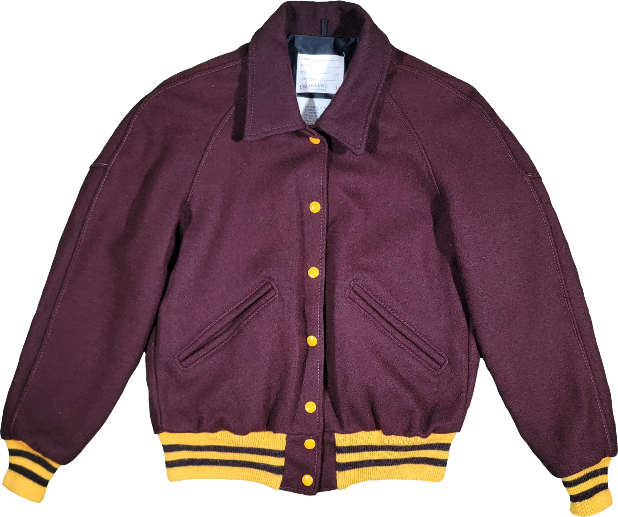 Vintage Purple Varsity Jacket