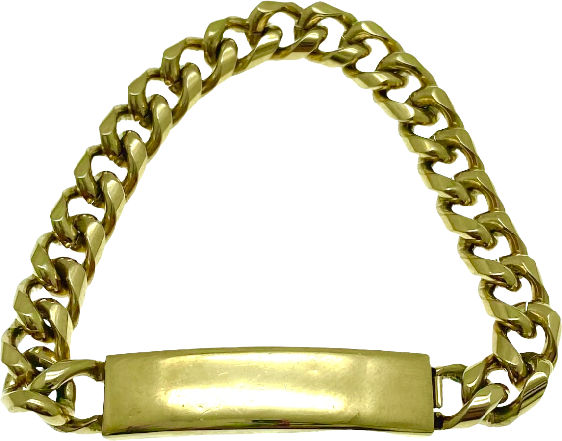Vintage Men's Gold ID Bracelet — Salvatore & Co.