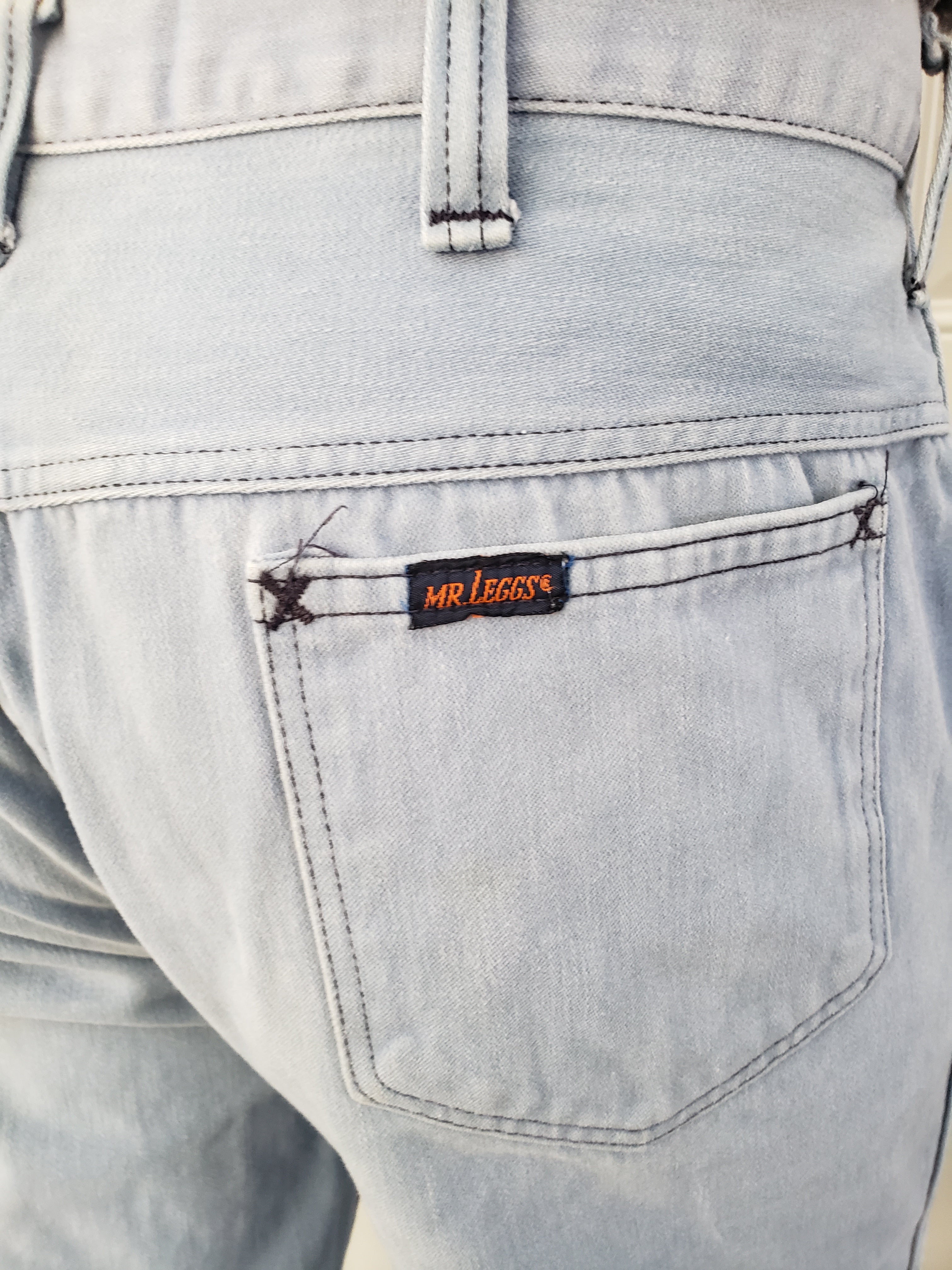 Vintage 70s/80s Wide Leg Jeans By Mr Leggs