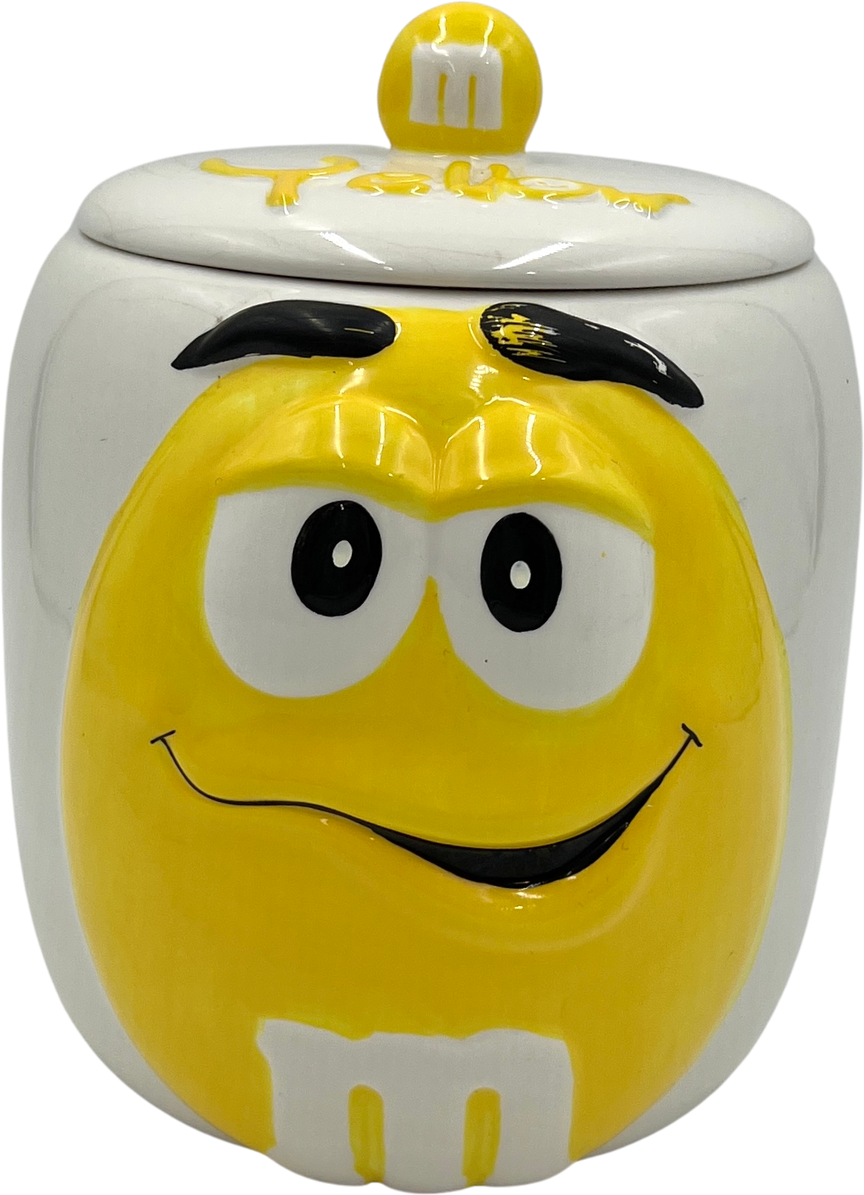 Yellow M&M Cookie Jar