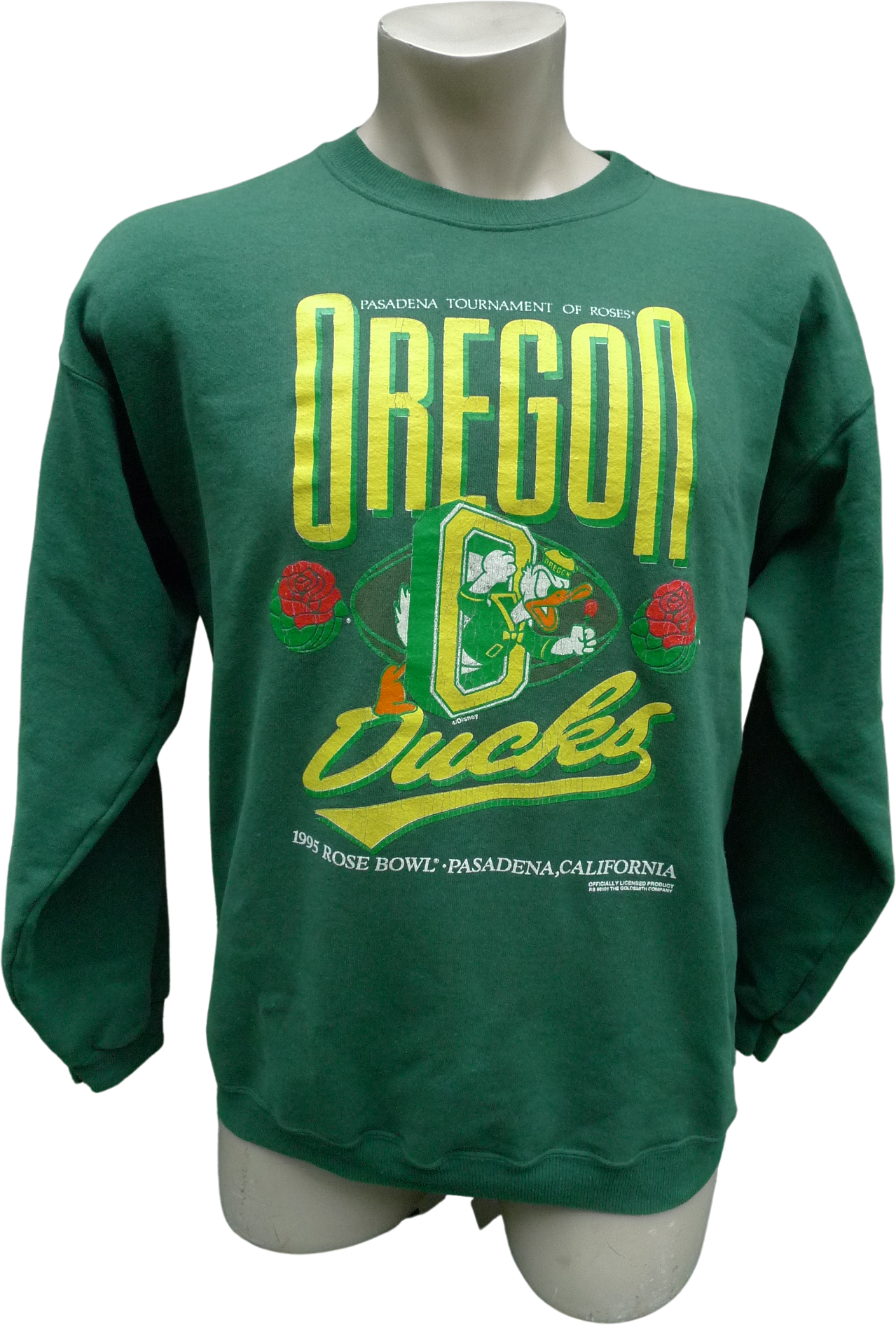 University of Oregon Ducks 1995 Rose Bowl Vintage Crewneck