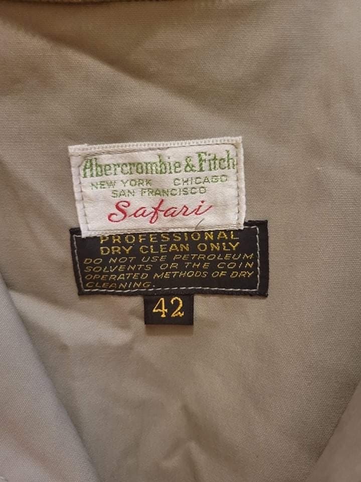 Vintage abercrombie and hot sale fitch safari jacket