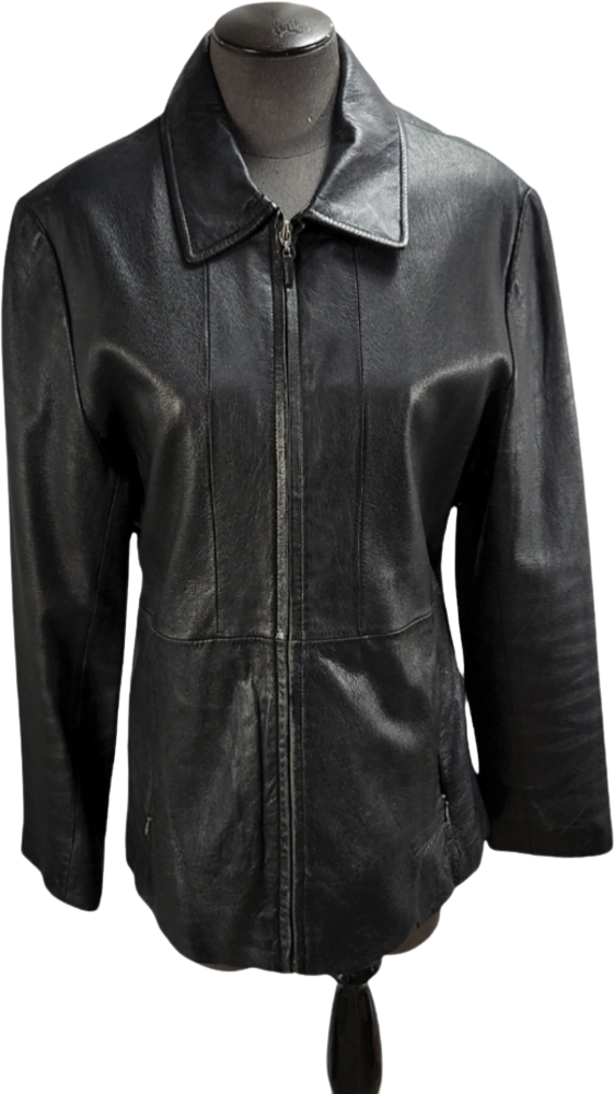 Vintage 90s Vtg Pelle Studio Wilsons Leather Zip Jacket Jacket By