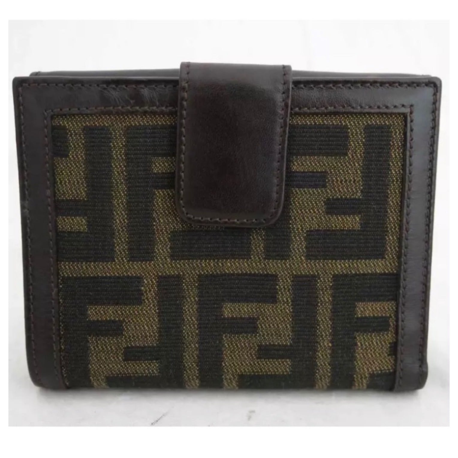 Fendi - Tobacco Leather FF Card Holder