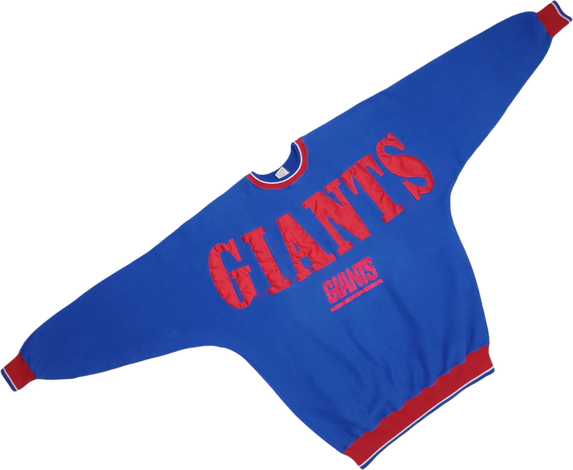 Vintage New York Giants Sweatshirt Mens 2XL Blue Spell Out Embroidered  Football