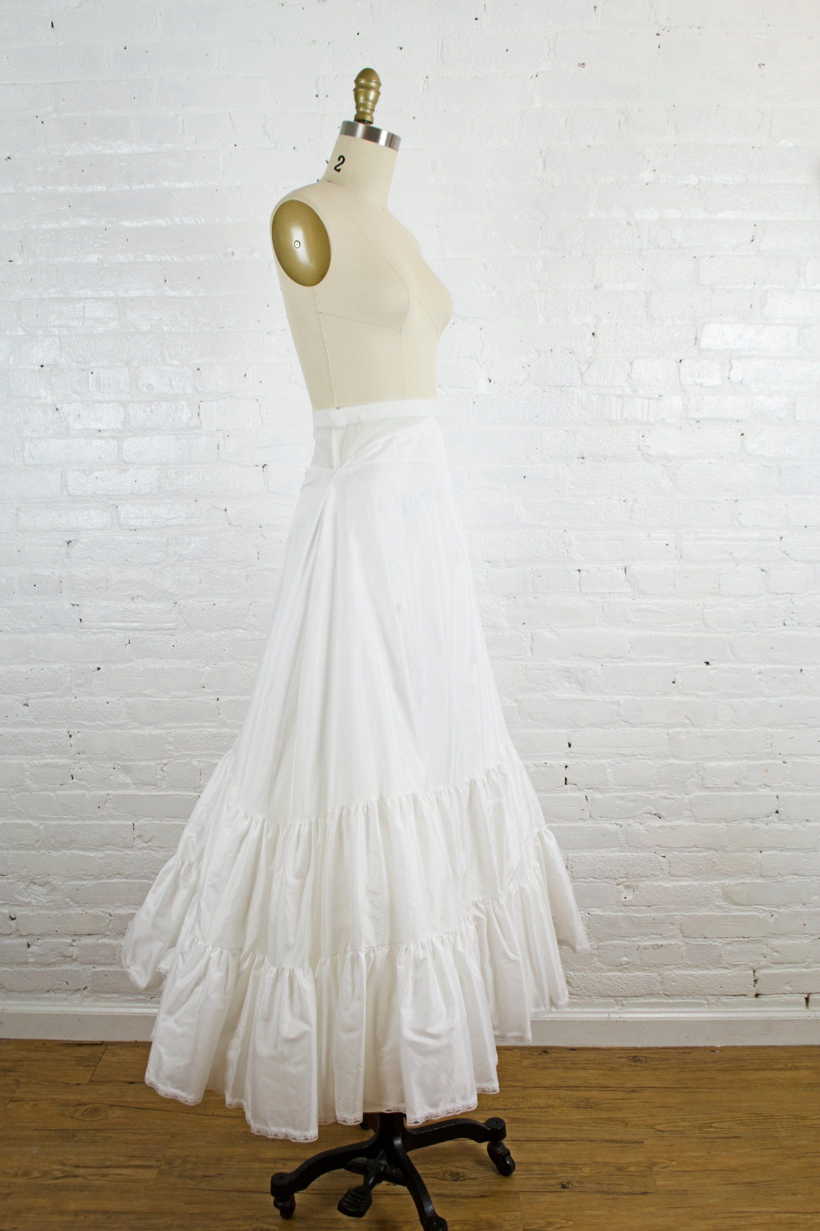 Vintage Chiffon Crinoline Petticoat - Lemon Yellow