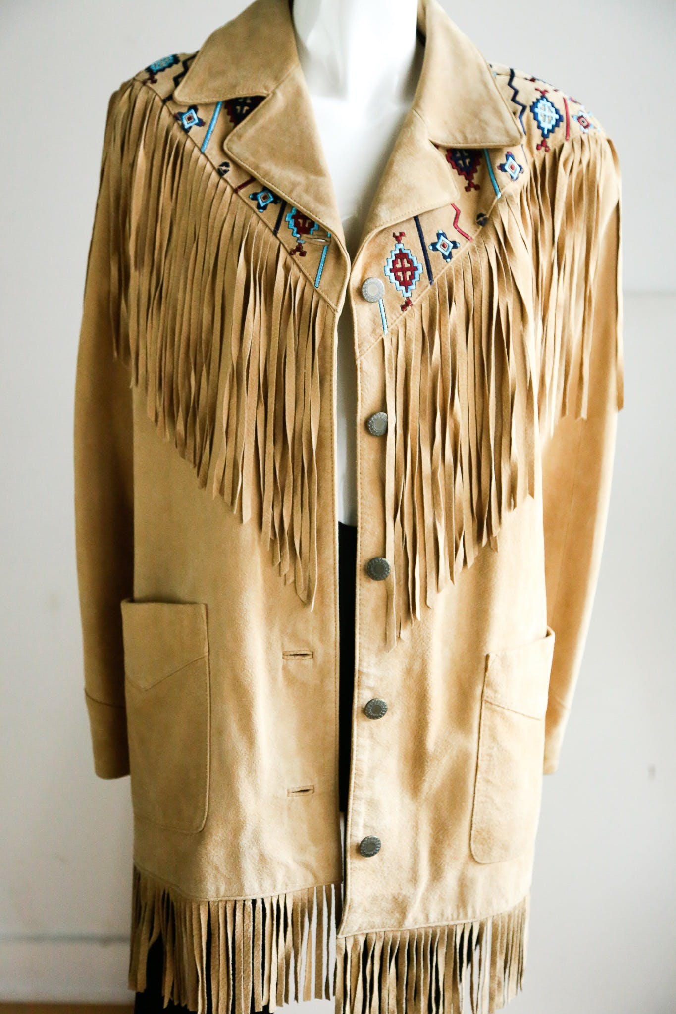 Montana Camel Fringe Jacket