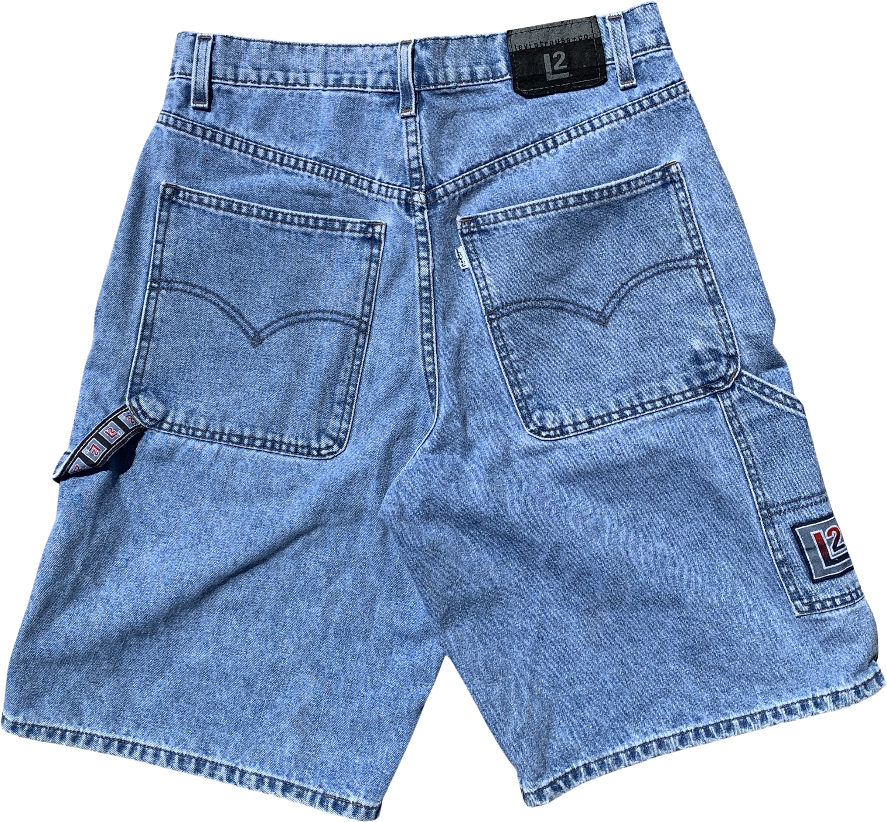 Vintage Levi's Strauss Denim Carpenter Shorts, Shop Mens