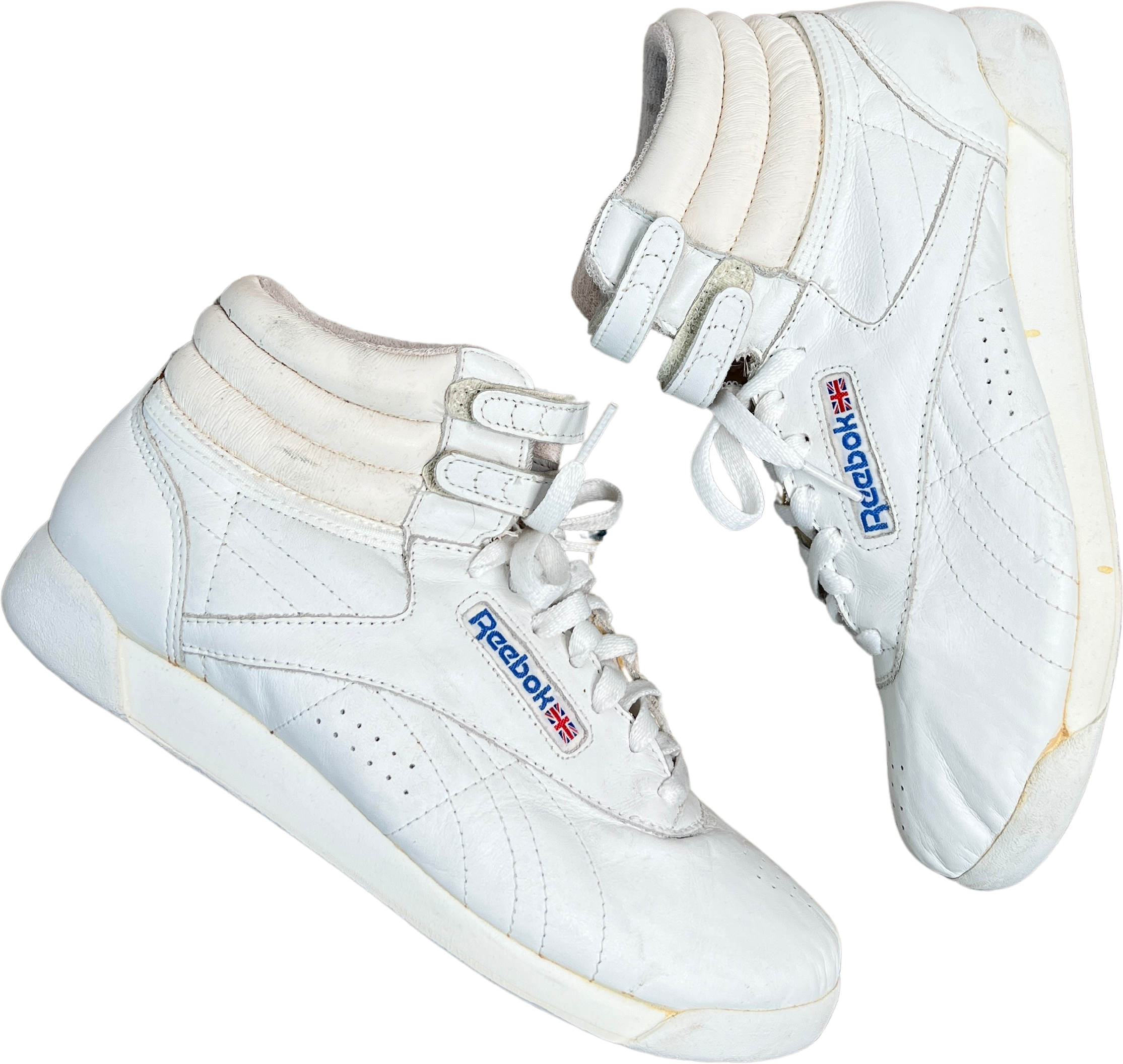Reebok high tops 80s mujer blanco sales