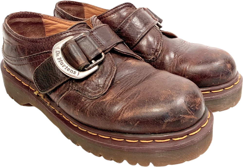 Vintage 90s/00s Monk Strap Buckle Dr Martens Chunky Platform  display picture 3