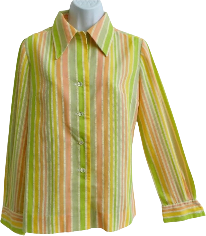 vintage 60s Pilgrim seersucker shirts-