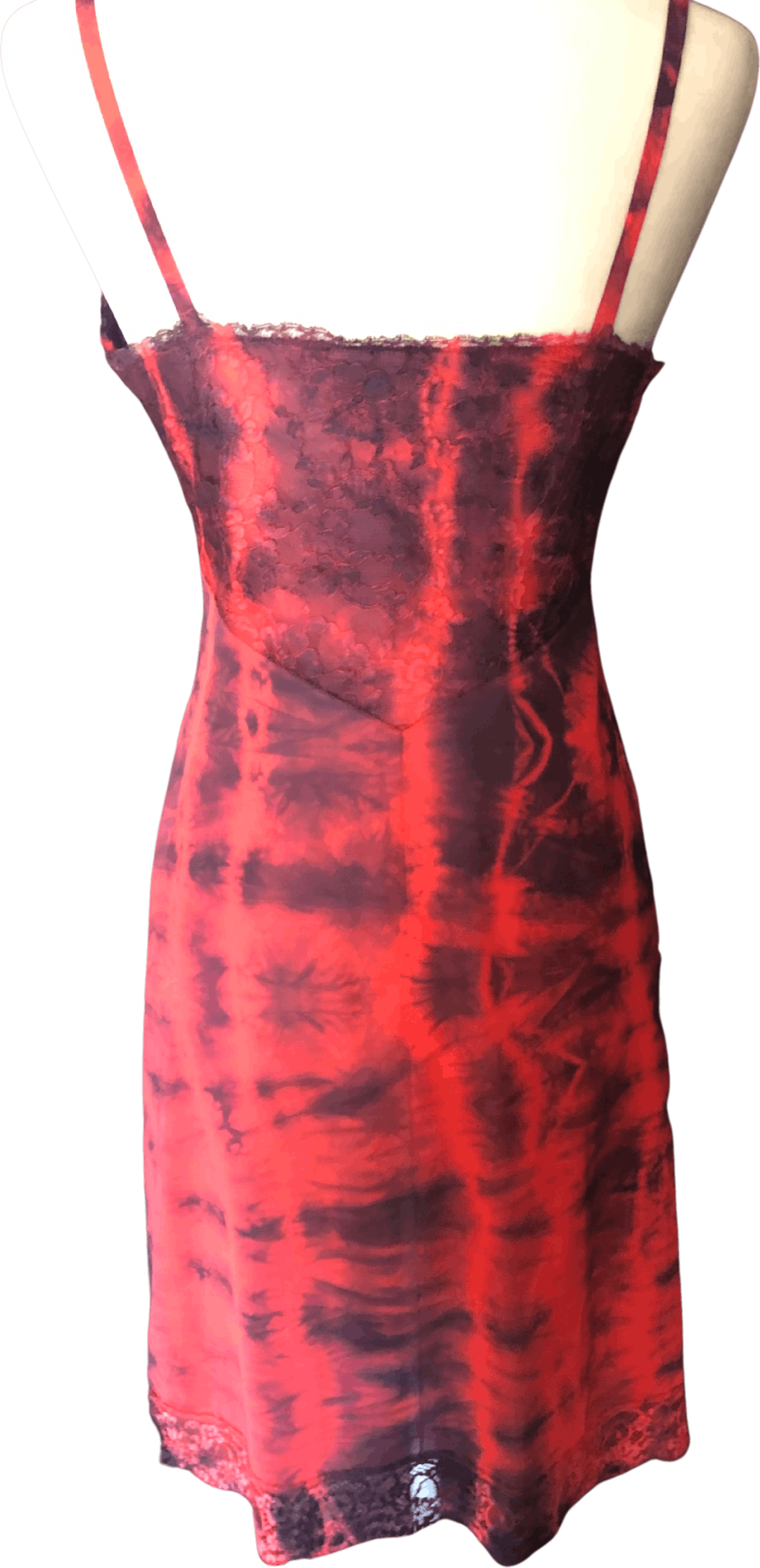 Vintage Tie Dye Slip Dress By Vanity Fair Shop Thrilling