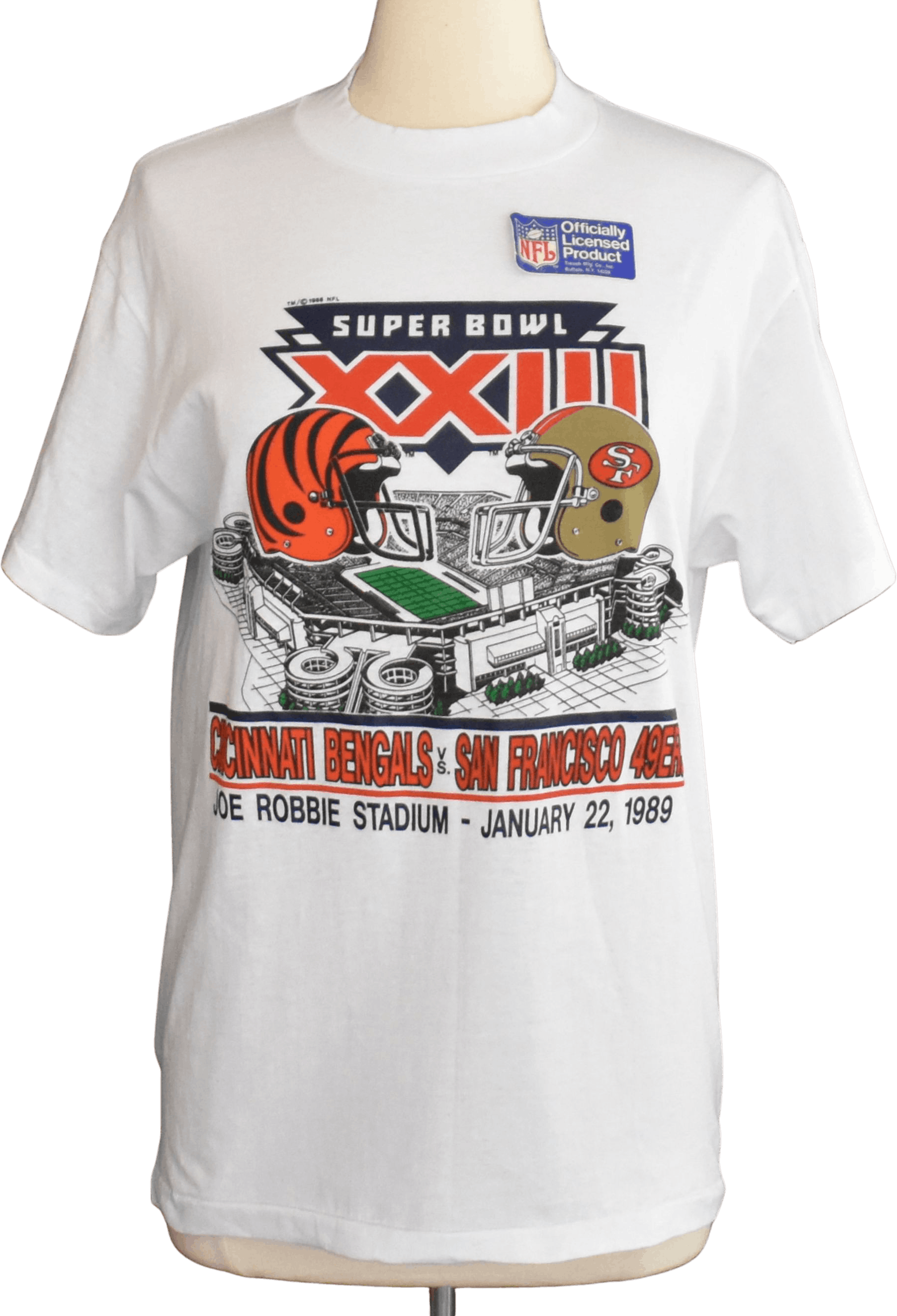 Vintage 1989 Cincinnati Bengals Super Bowl Tee