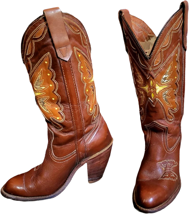 Vintage Fuschia & Exotic Bottom Cowboy Boots – Inland