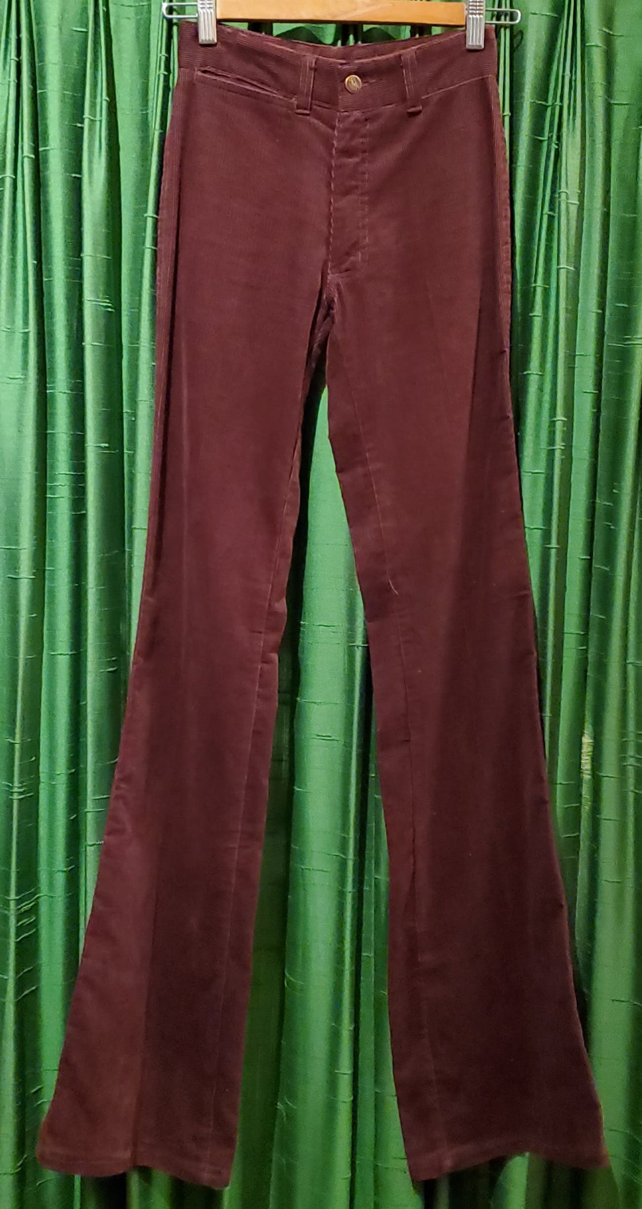 Vintage 70's/80's Brown Corduroy High Waist Flair Pants by Chemin