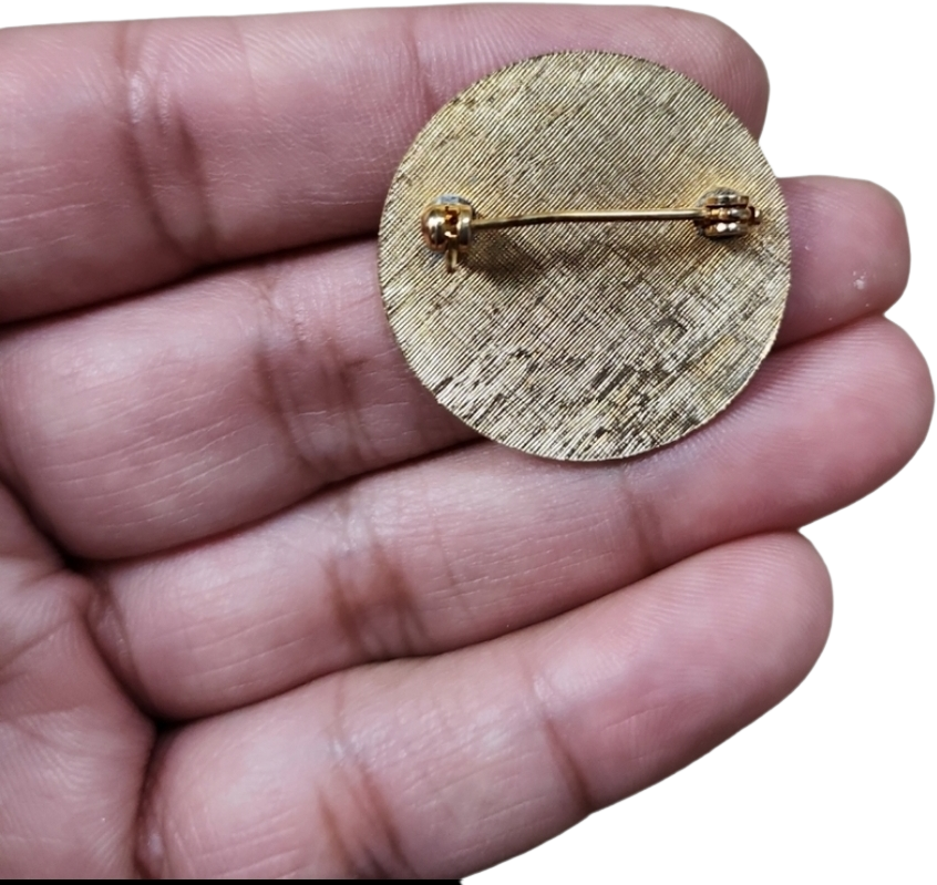 90s Vintage Gold Toned Monogram H Pin Shop THRILLING 90s-vintage-gold-toned-monogram-h-pin-shop-thrilling