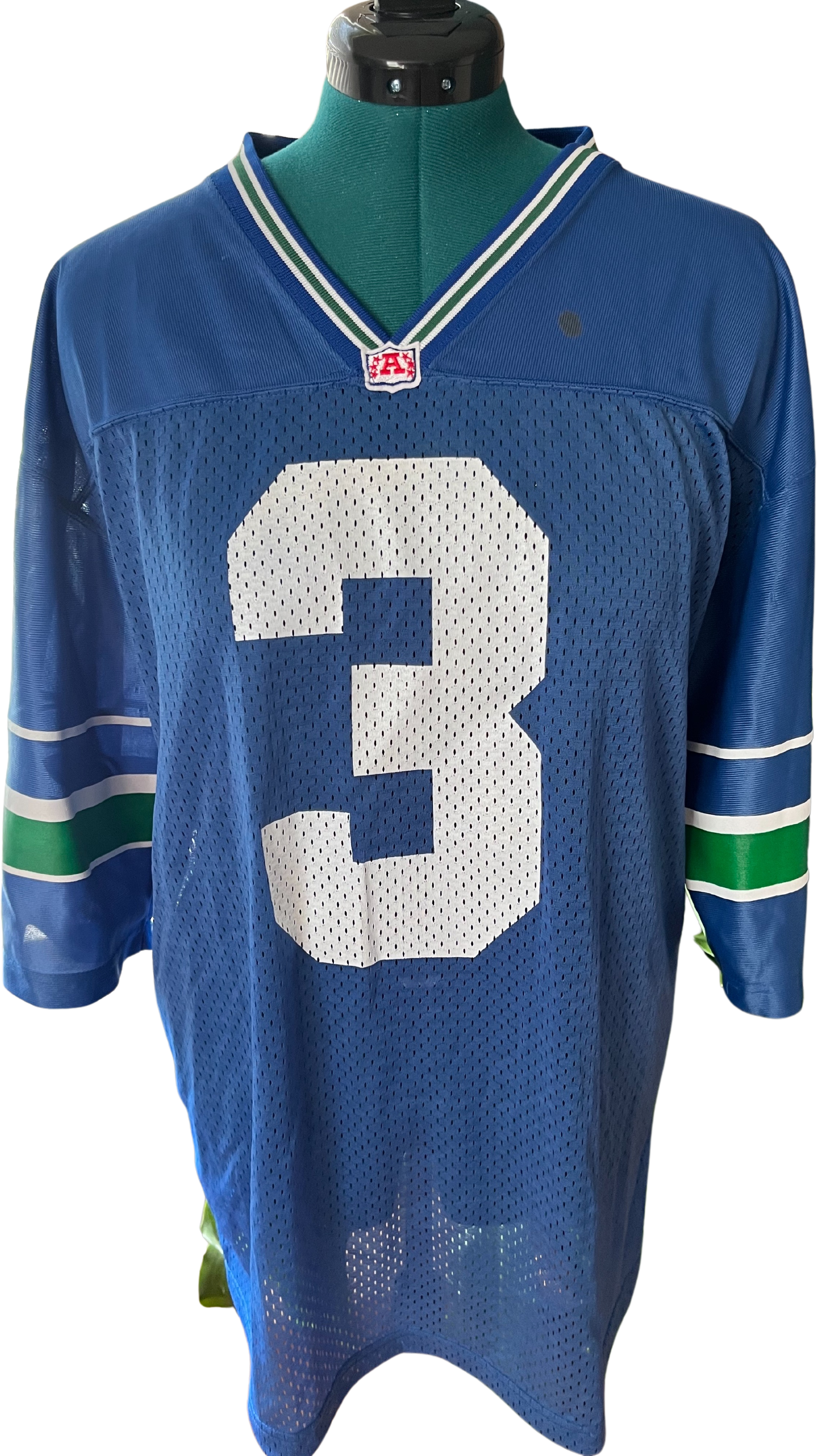 Vintage NFL Seattle Seahawks Rick Mirer #3 Jersey - Men's XL