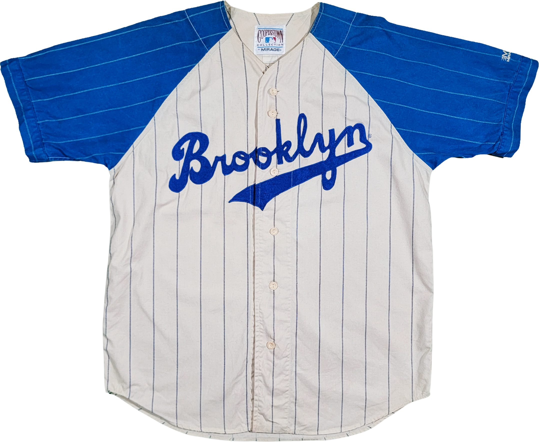 90s Brooklyn Dodgers Jackie Robinson Baseball Jersey By Mirage Cooperstown  Collection
