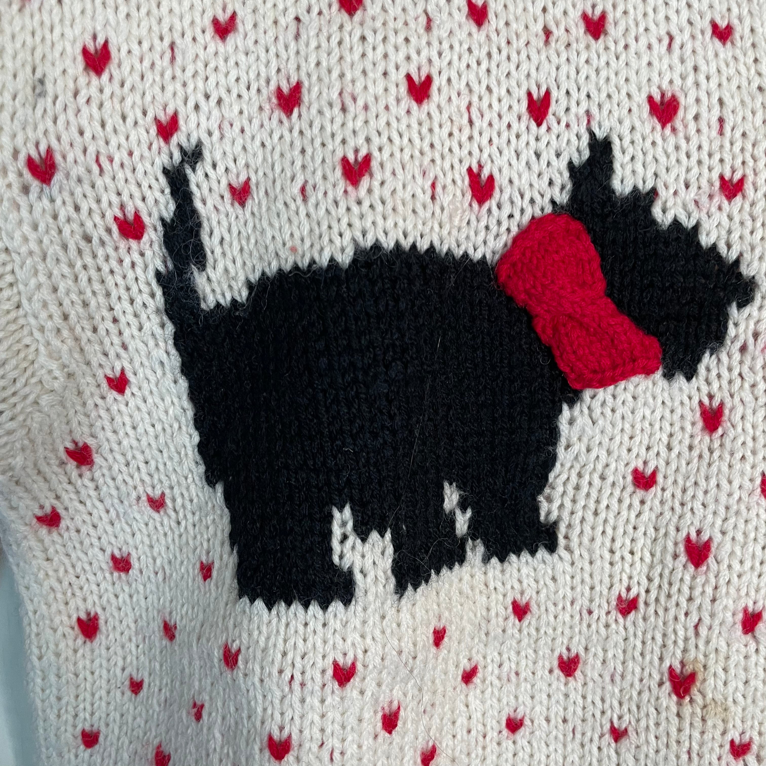Vintage Dog Cardigan