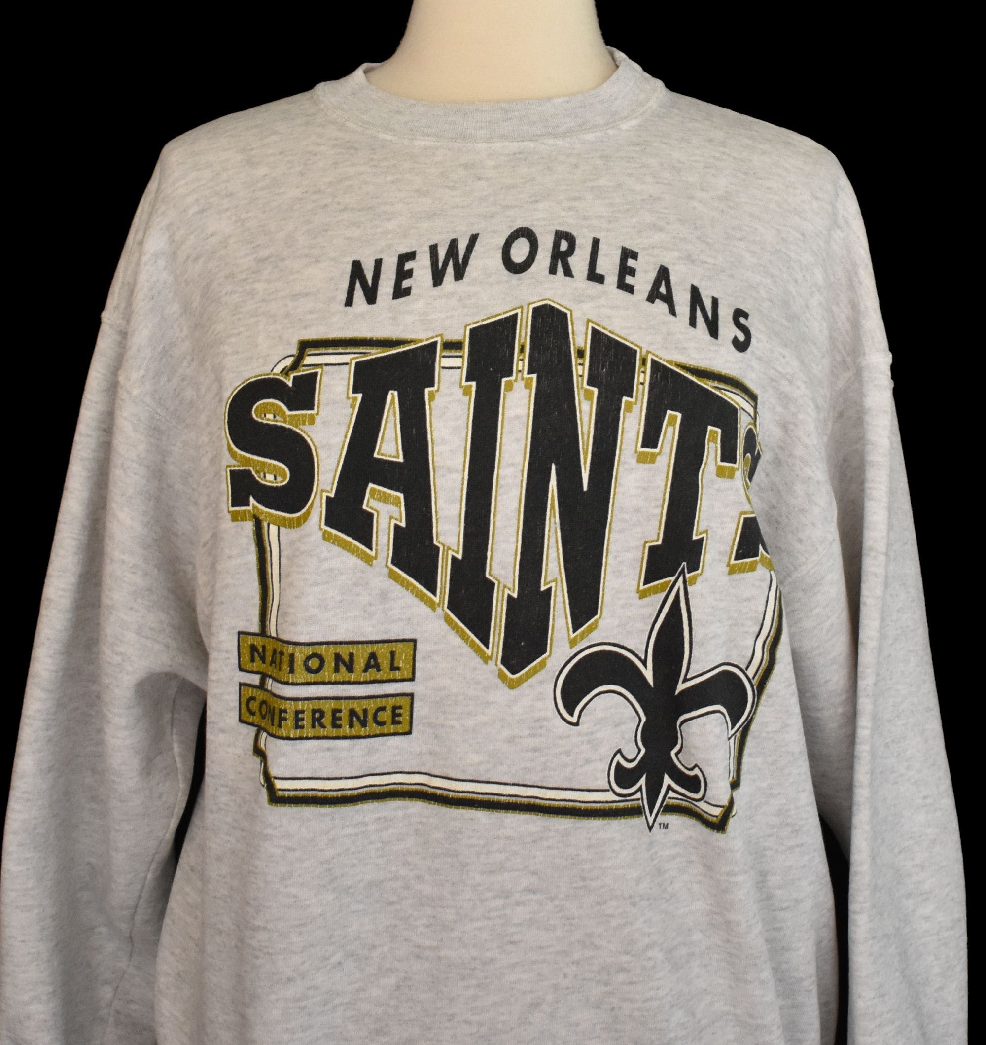 Hottertees 90s New Orleans Vintage Saints Sweatshirt