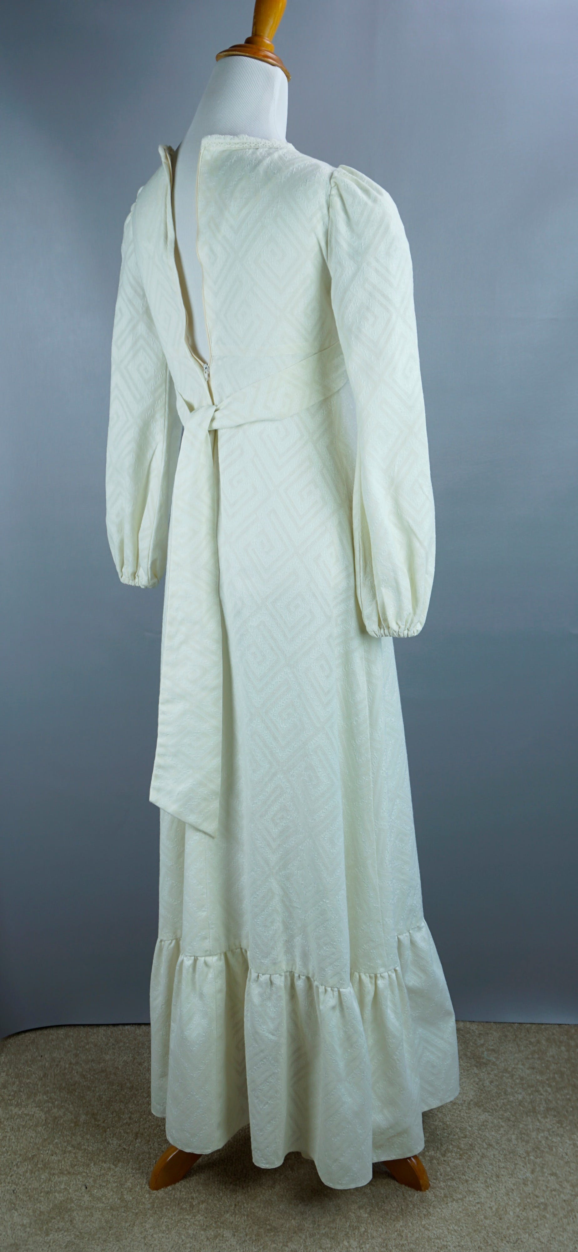 Vintage Gunne Sax Prairie Dress, 60's Ivory Victorian Style Maxi Dress ...