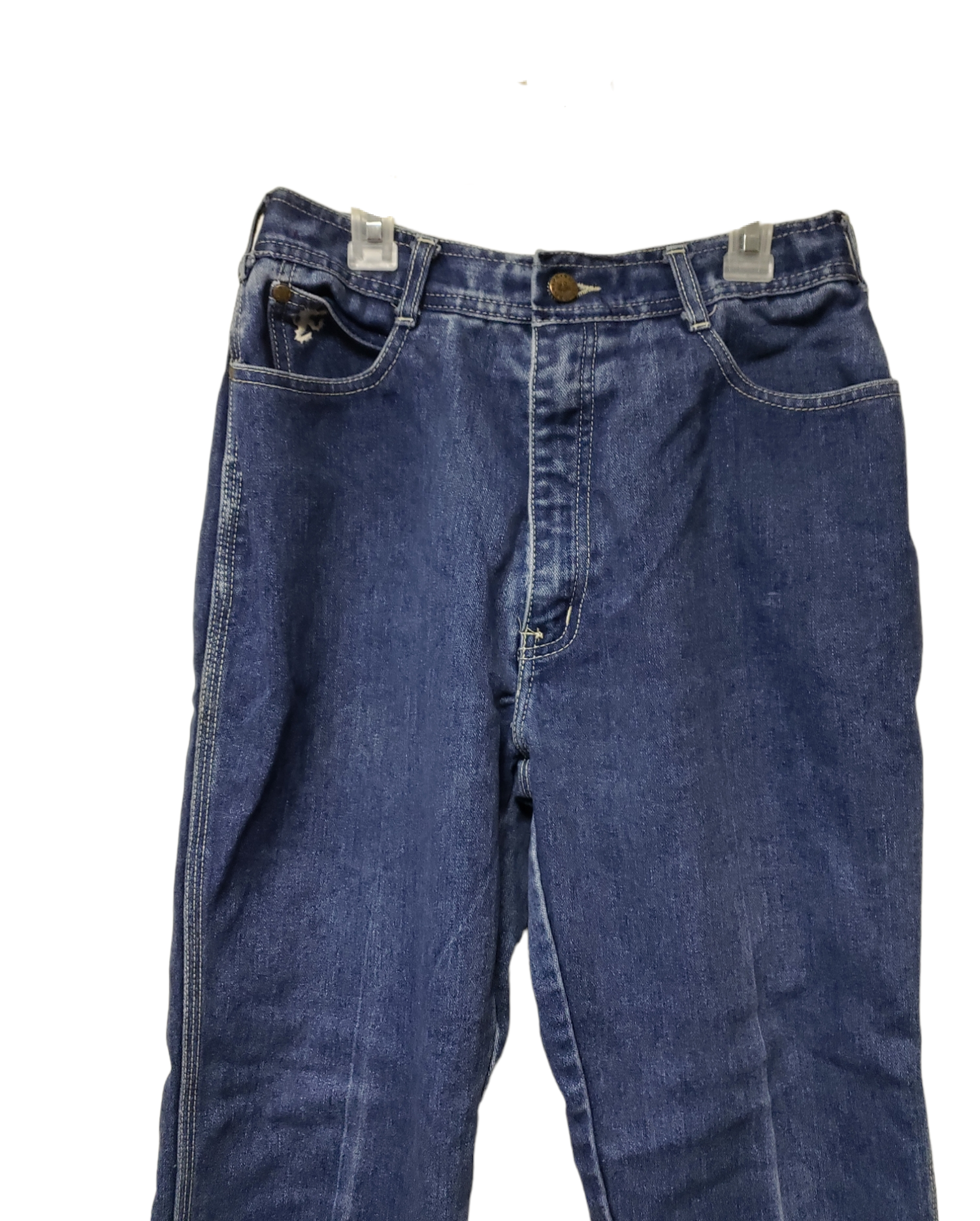 70s High Waisted Jeans Braxton Womens Size 16 Medium Wash Blue