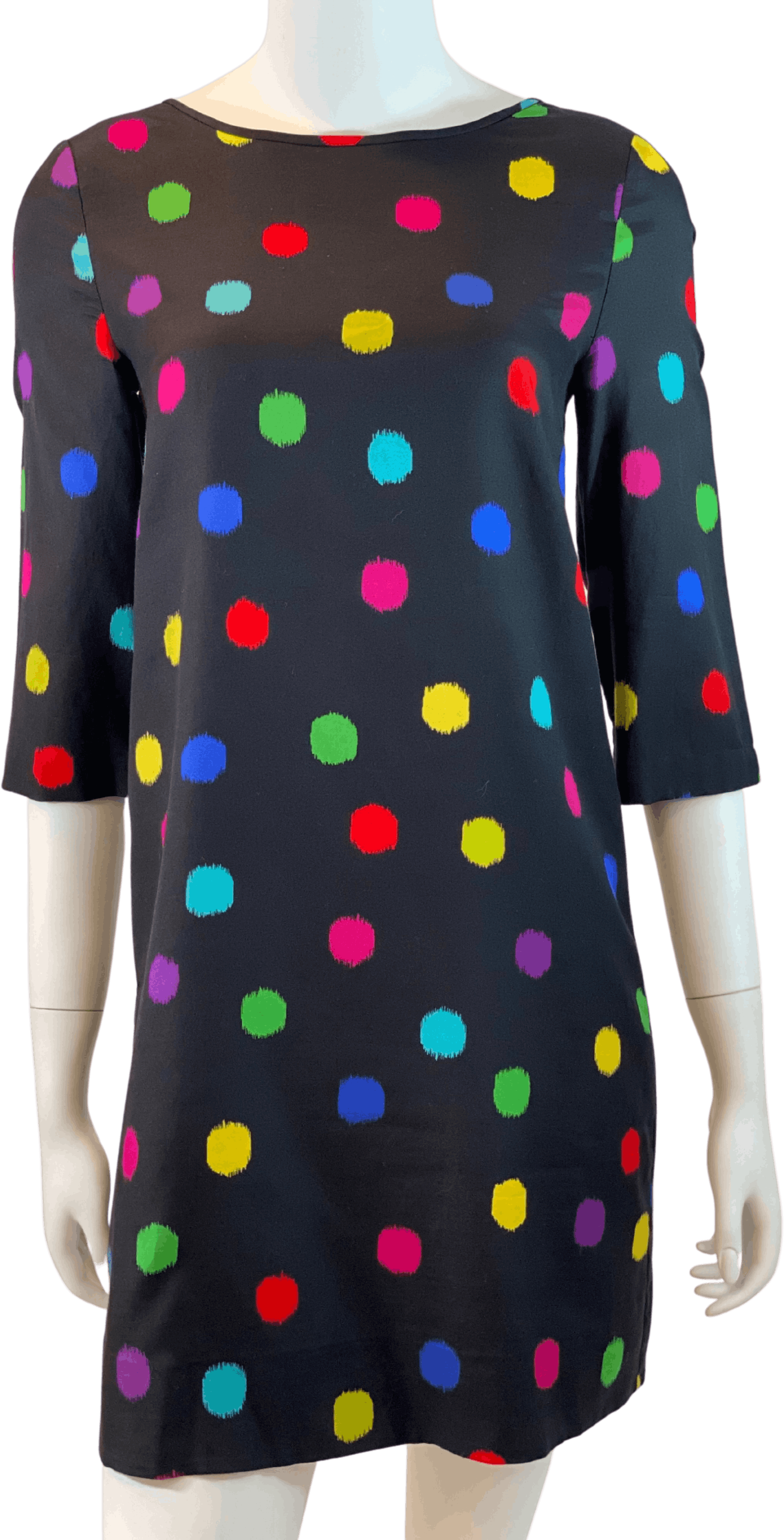 Vintage Black Rainbow Dot Dress by Kate Spade Shop THRILLING