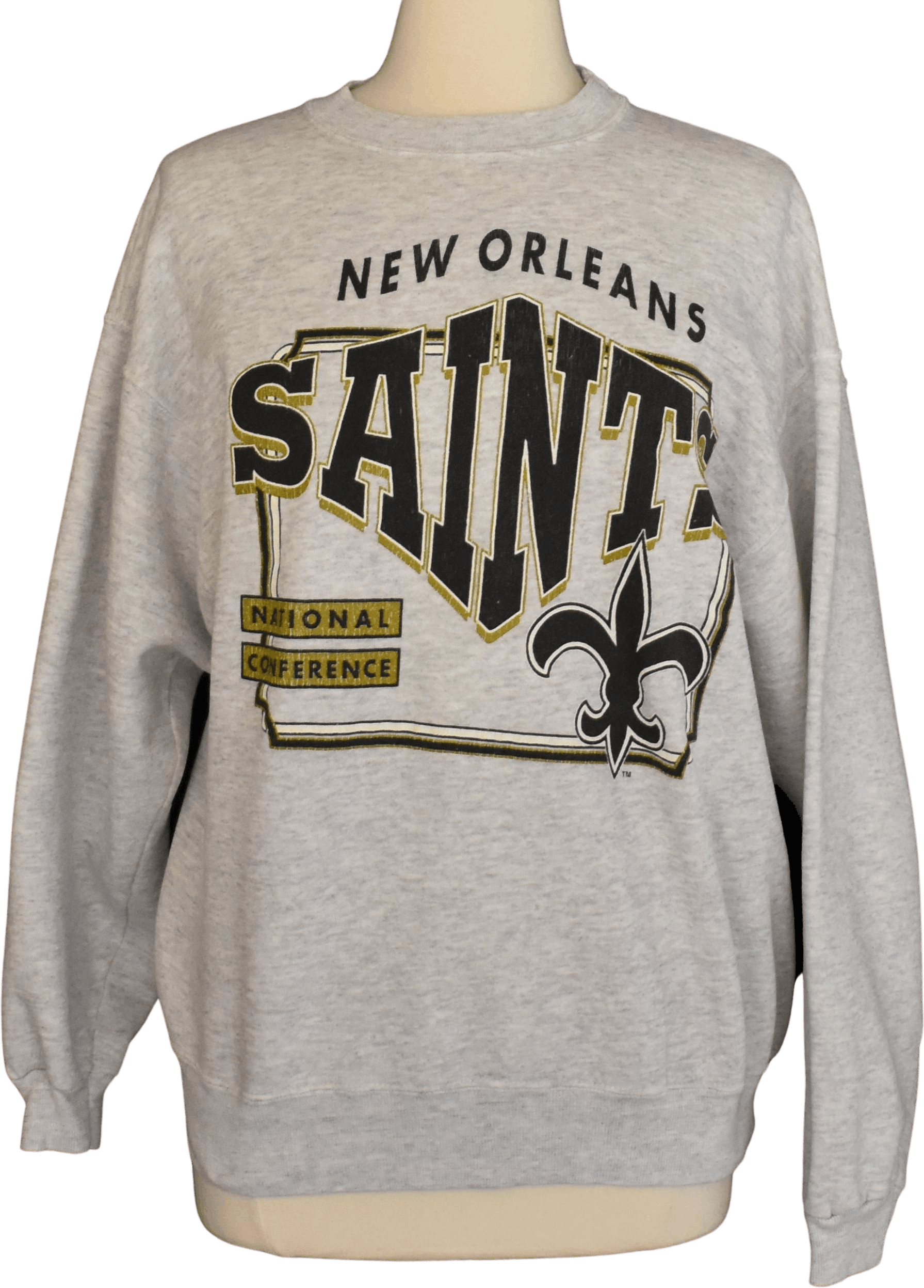 Hottertees 90s Vintage New Orleans Saints Sweatshirt