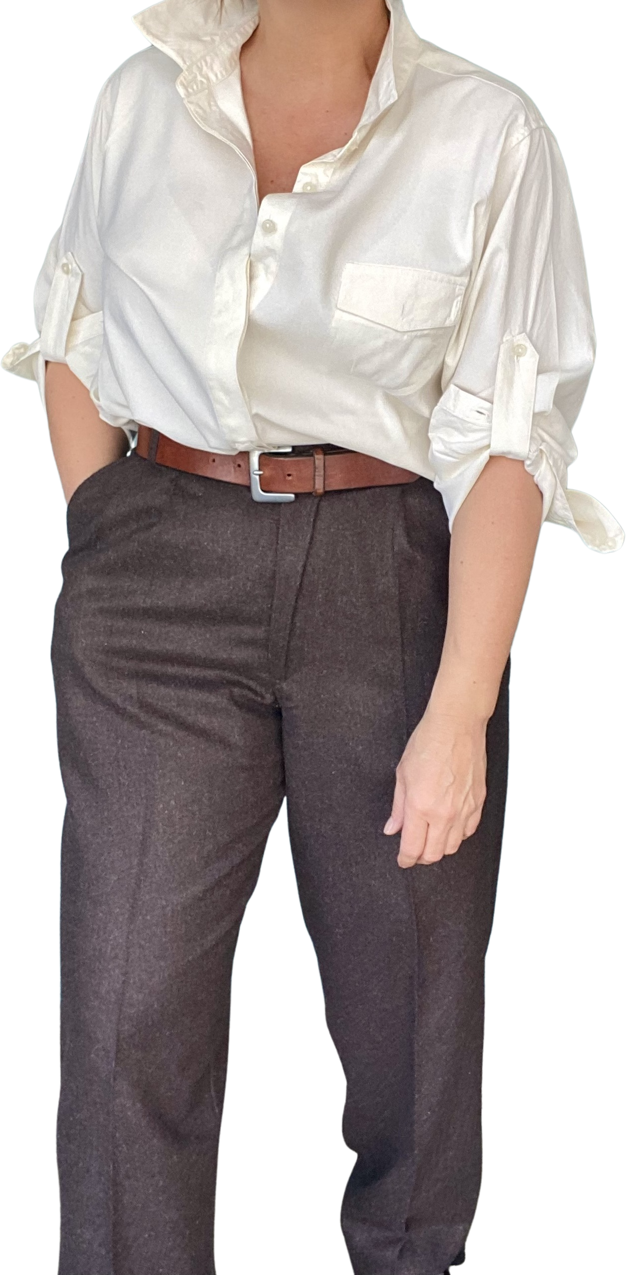 Brown Pants 80s Pants Womens Trousers High Waisted Pants Baggy Pants  Trousers Women 80s Aesthetic Retro Pants Taralynevansstudio 