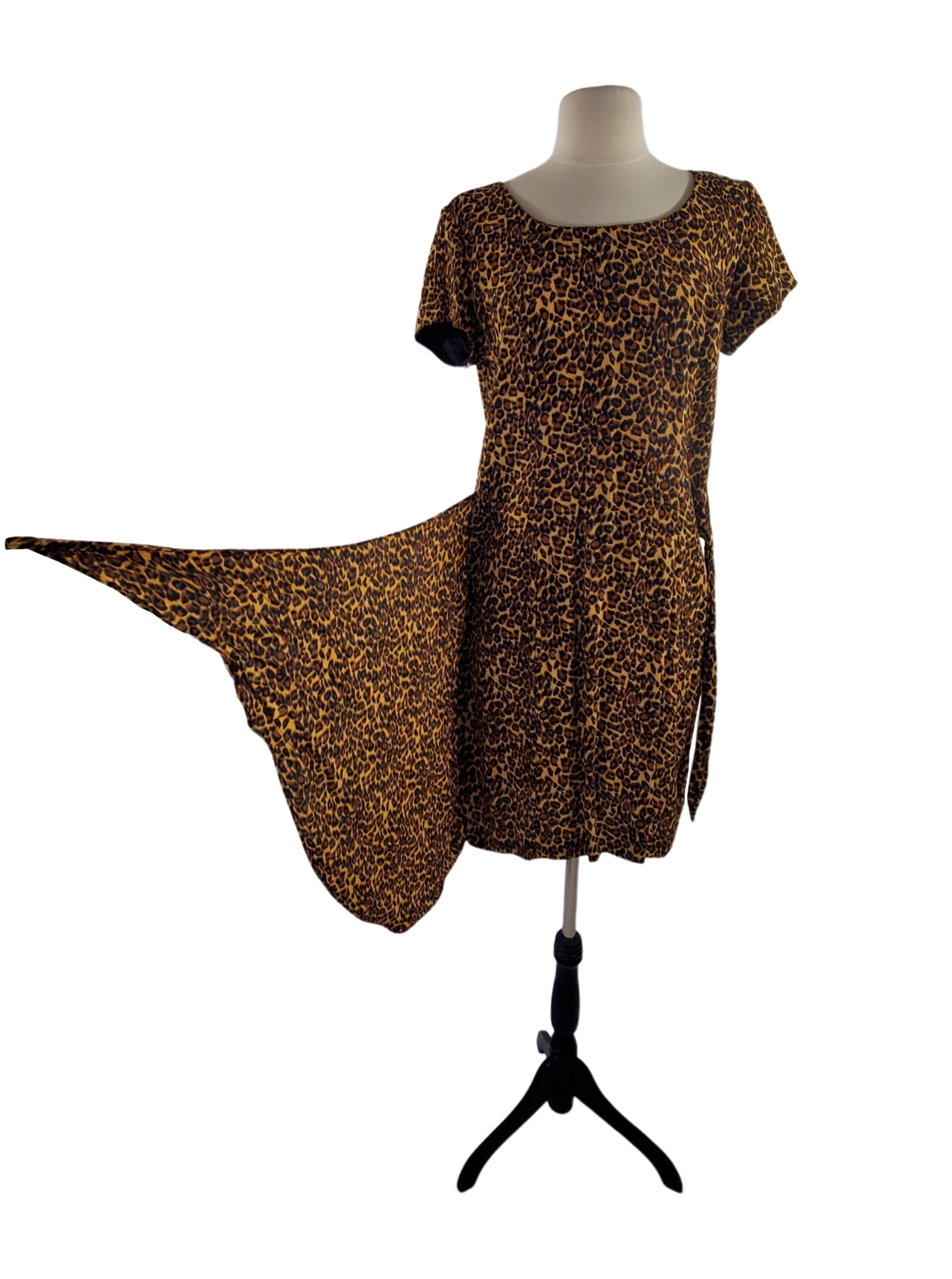 Afro Leopard Skin Pattern Sarong Version 01 LT9