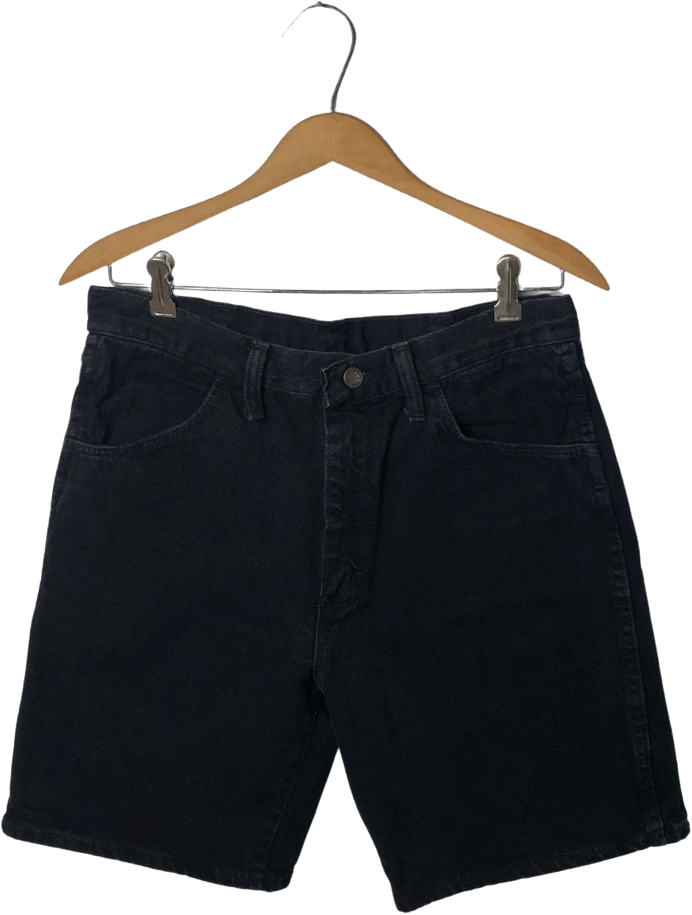 Vintage 90’s Black Jean Bermuda Shorts By Rustler | Shop THRILLING