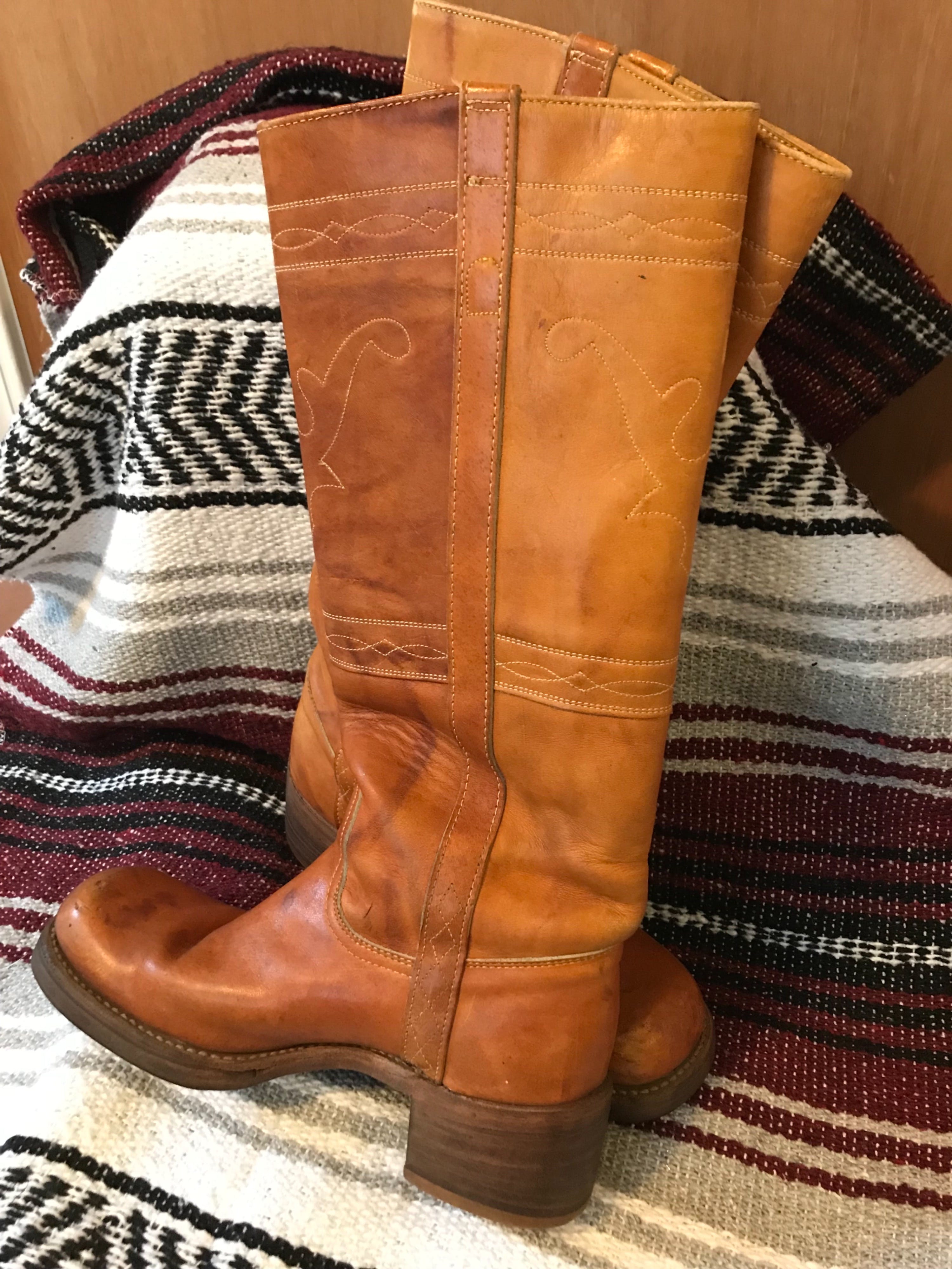 Vintage 70’s Frye Campus Leather Boots by Frye | Shop THRILLING