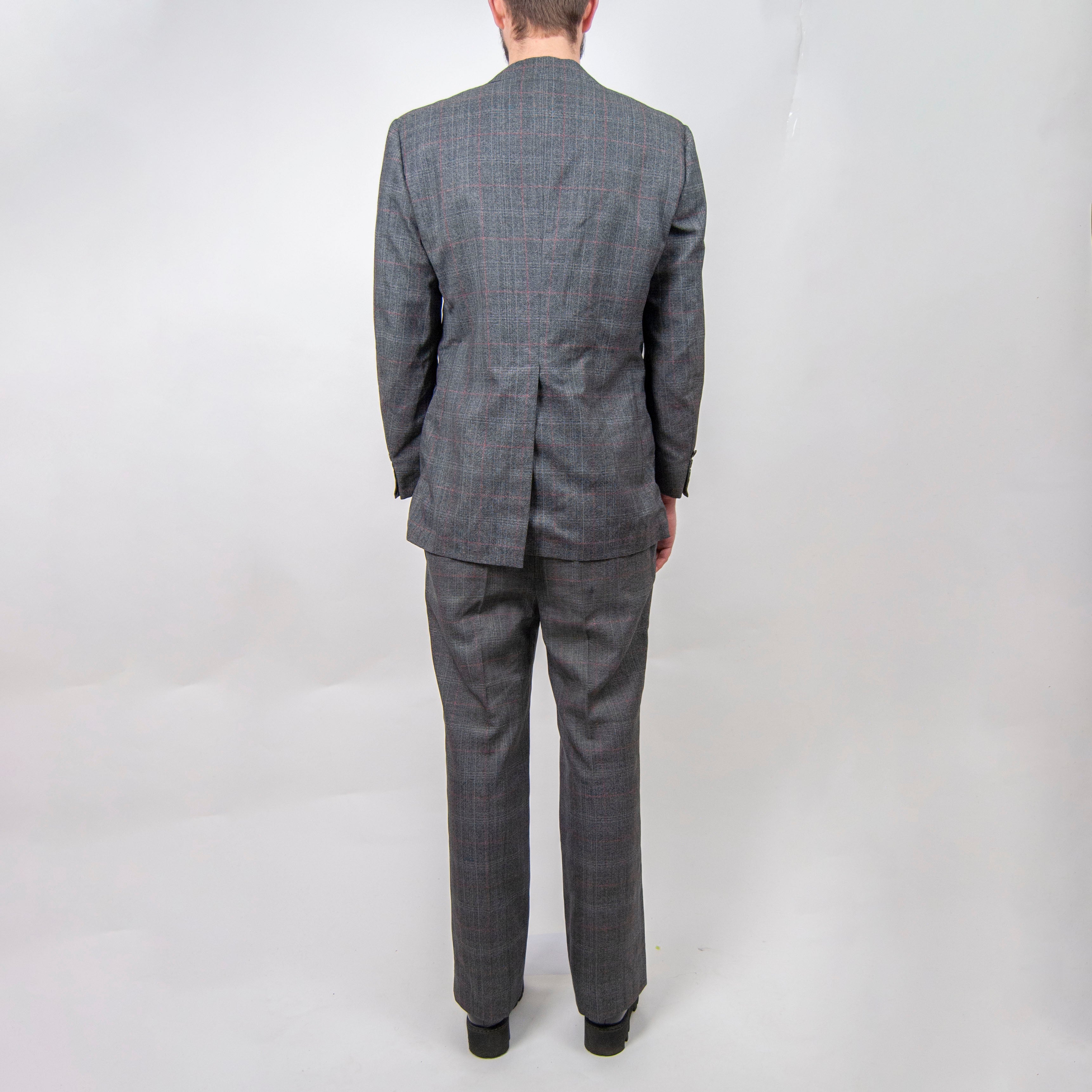 80s Plaid Suit-Pants